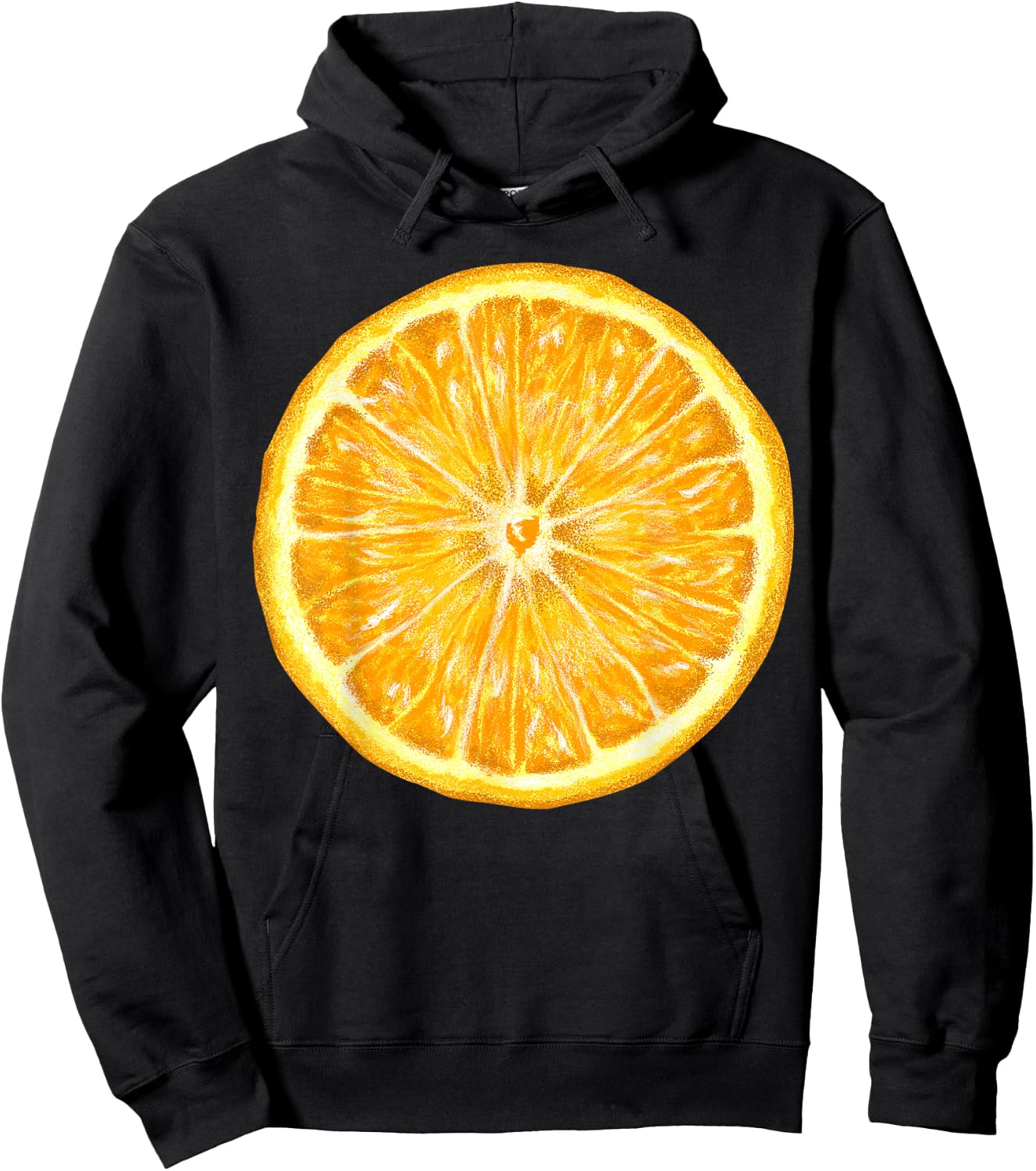 Awesome Juicy Fruit Orange Sliced Costume Outfit Themed Hoodie - Hoodie | Black