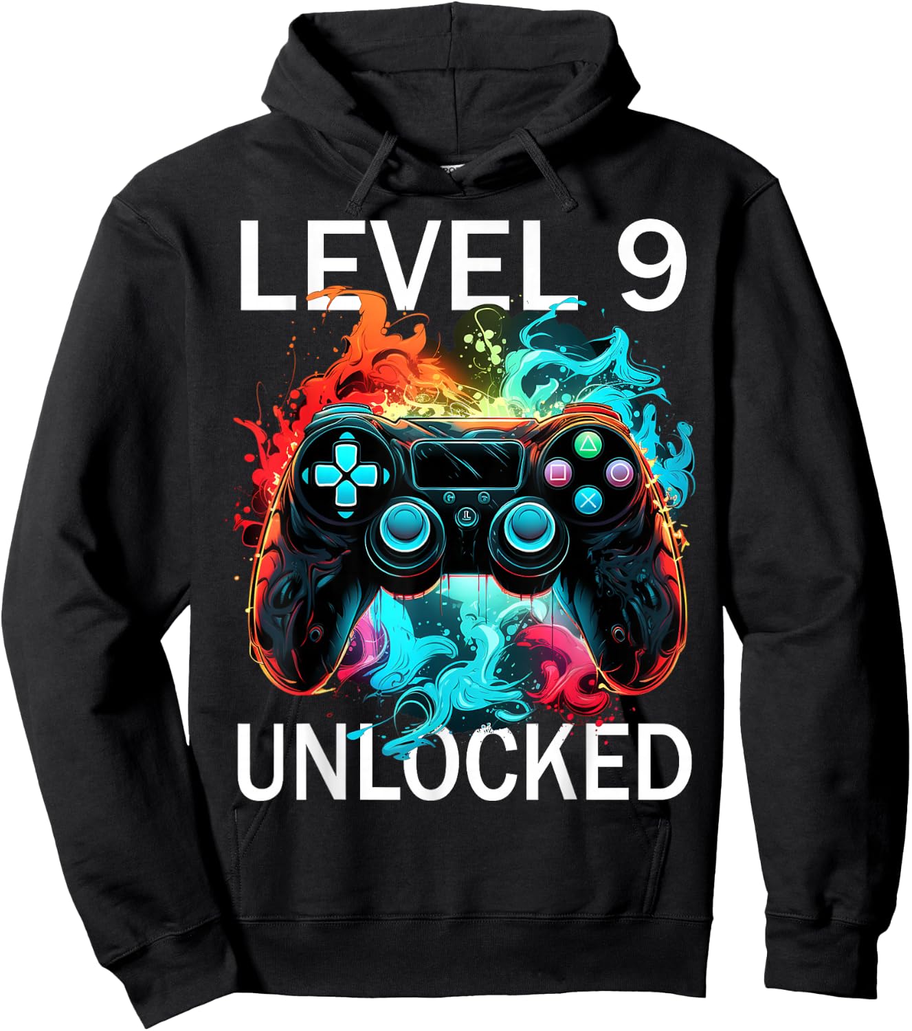 9th Birthday Game 9 Year Old Hoodie - Hoodie | Black