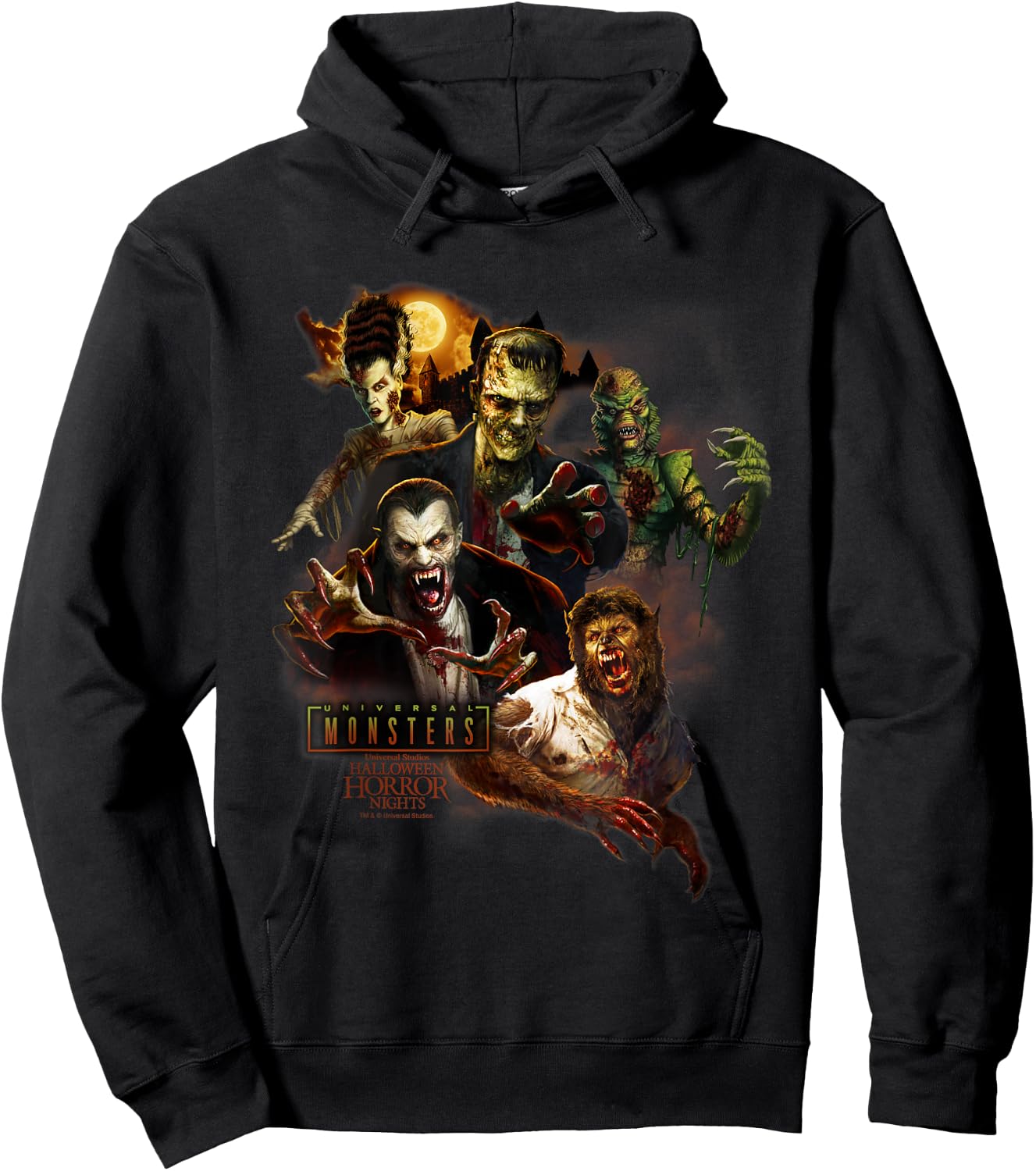Halloween Horror Nights Universal Monsters Hoodie - Hoodie | Black