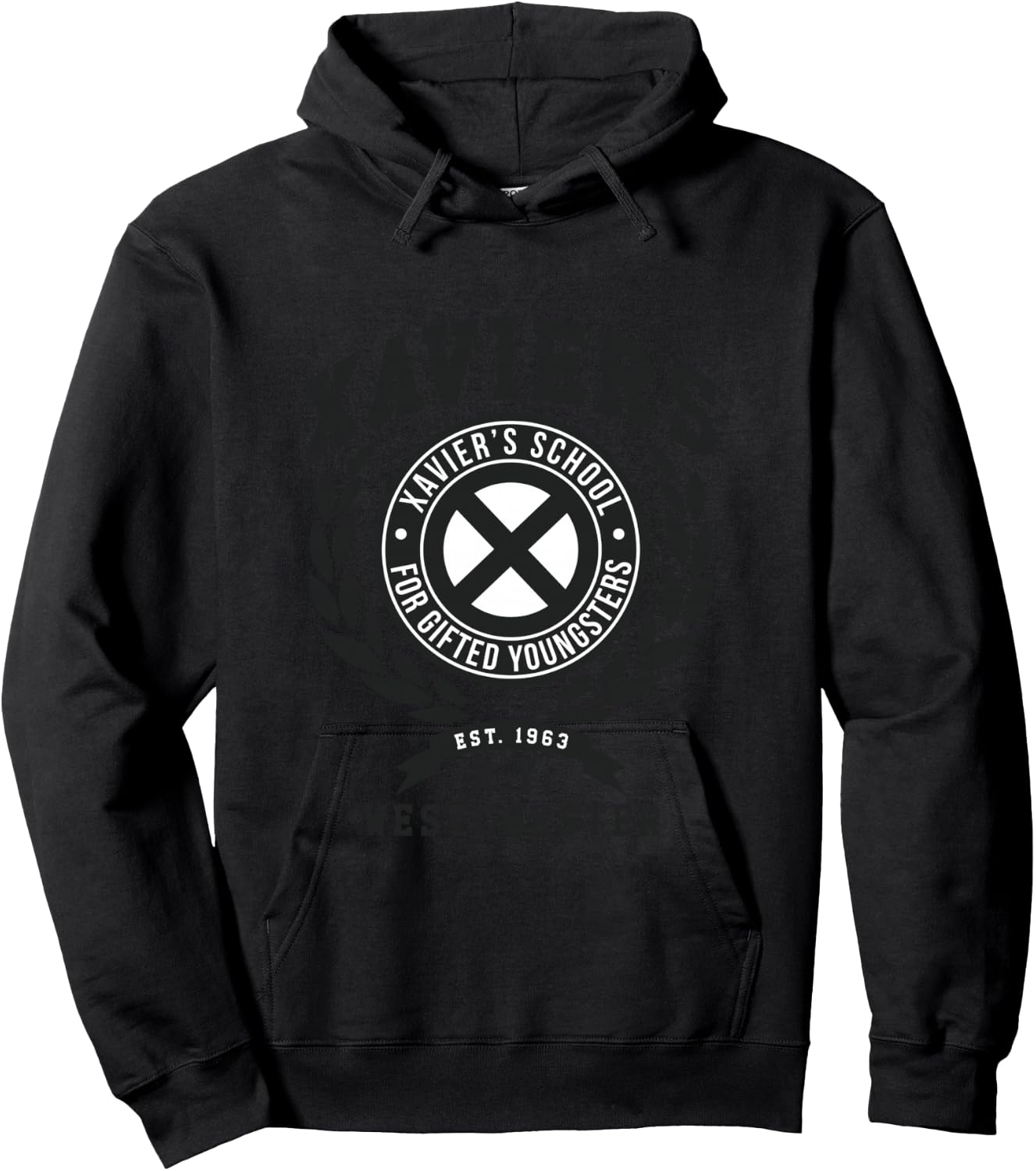 Marvel X-Men Xavier's School For Gifted Youngsters N.Y. Logo Hoodie - Hoodie | Black