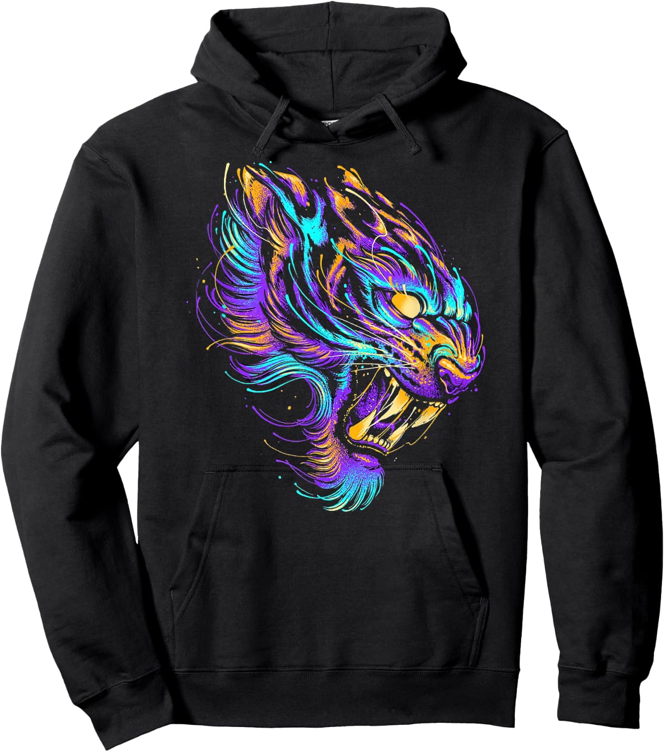 Sabertooth Tiger Hoodie - Hoodie | Black