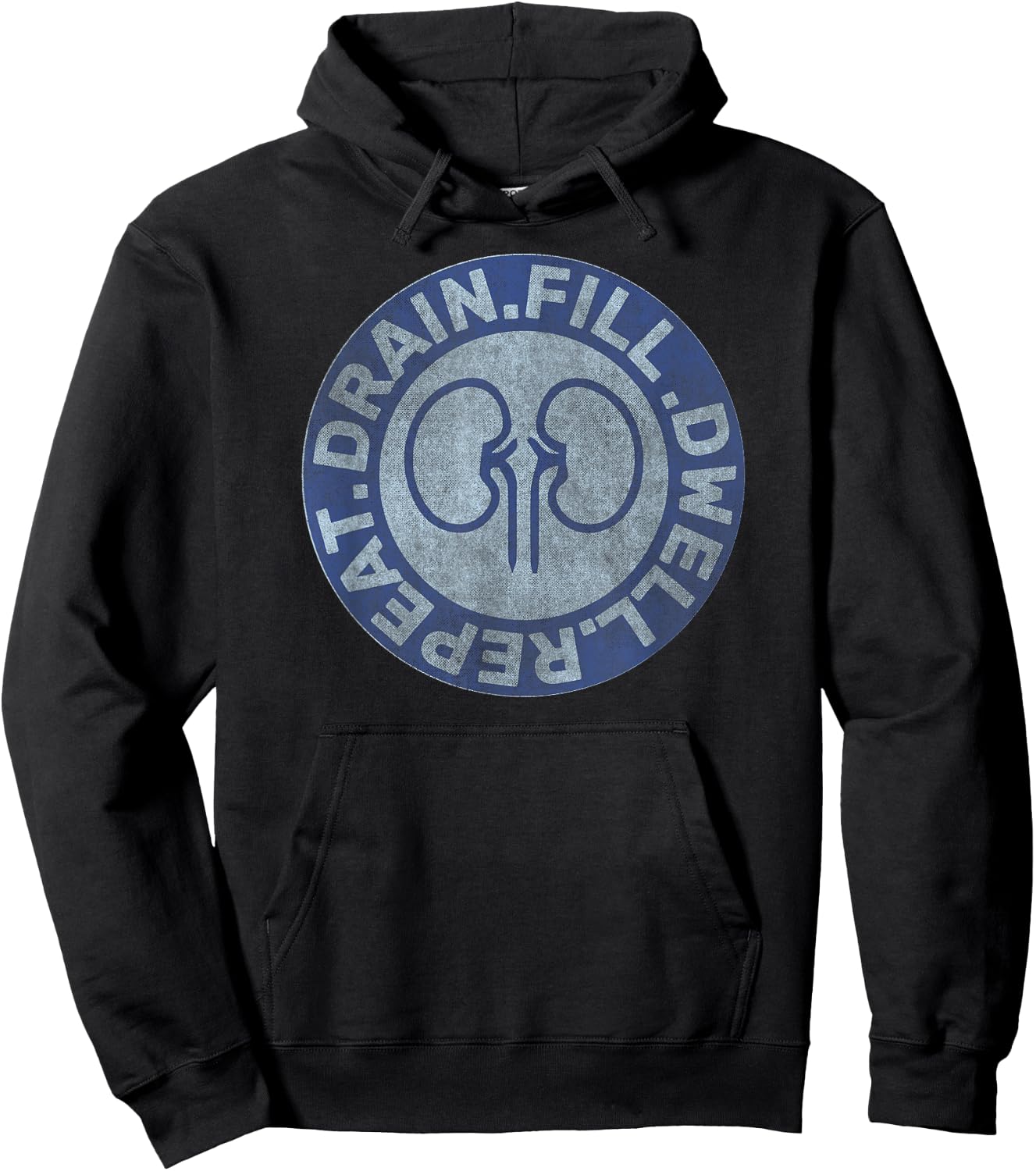 Peritoneal Dialysis Nurse Funny Quote - Black, -Adults, Short Sleeve, Cotton Blend, Polyester, Small Hoodie - Hoodie | Black