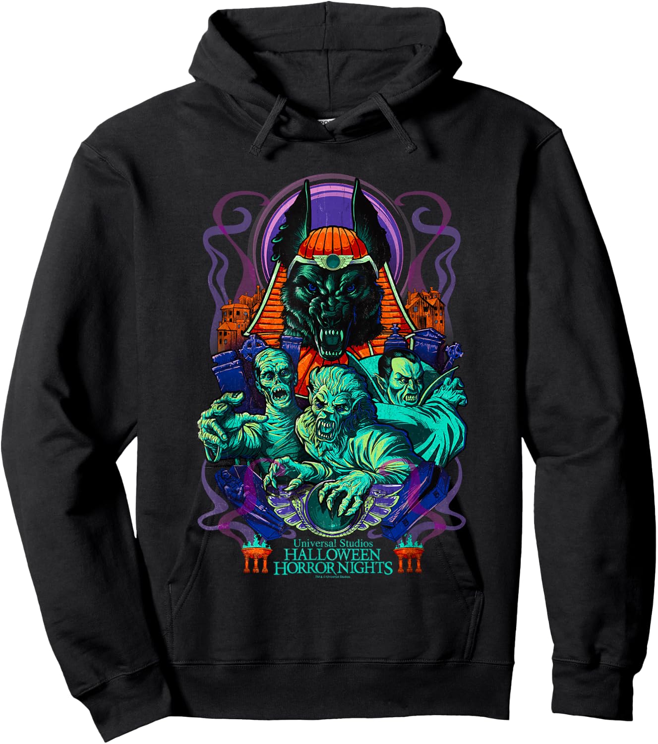 Halloween Horror Nights Universal Monsters The Mummy Hoodie - Hoodie | Black