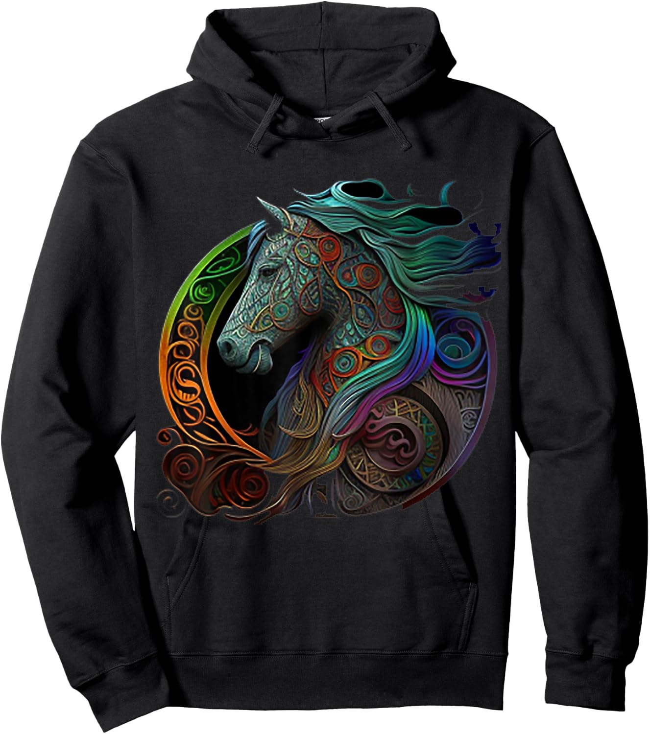 Celtic Knot Horse Hoodie - Hoodie | Black