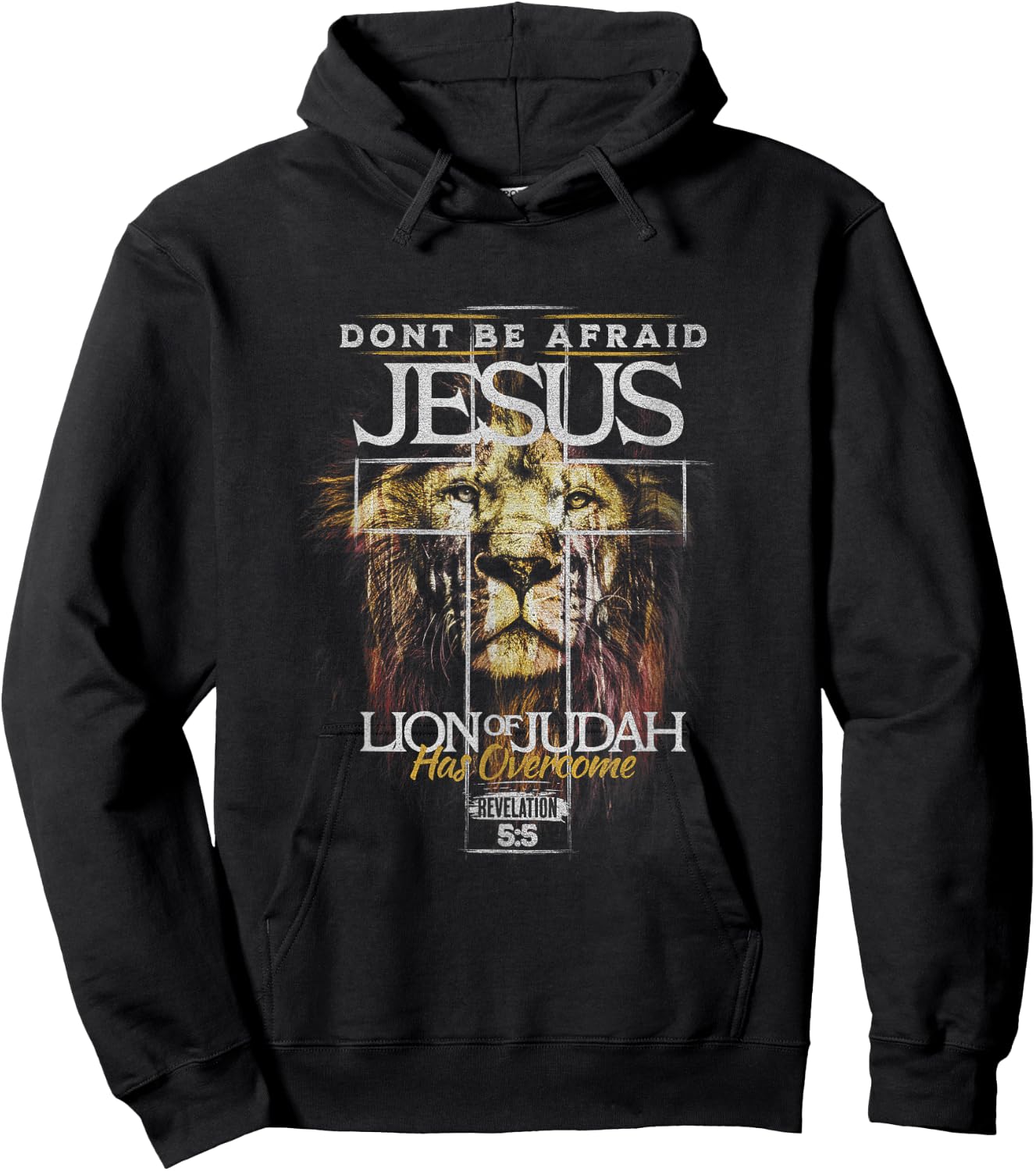 Jesus Lion of Judah - Revelation 5:5 Hoodie - Hoodie | Black