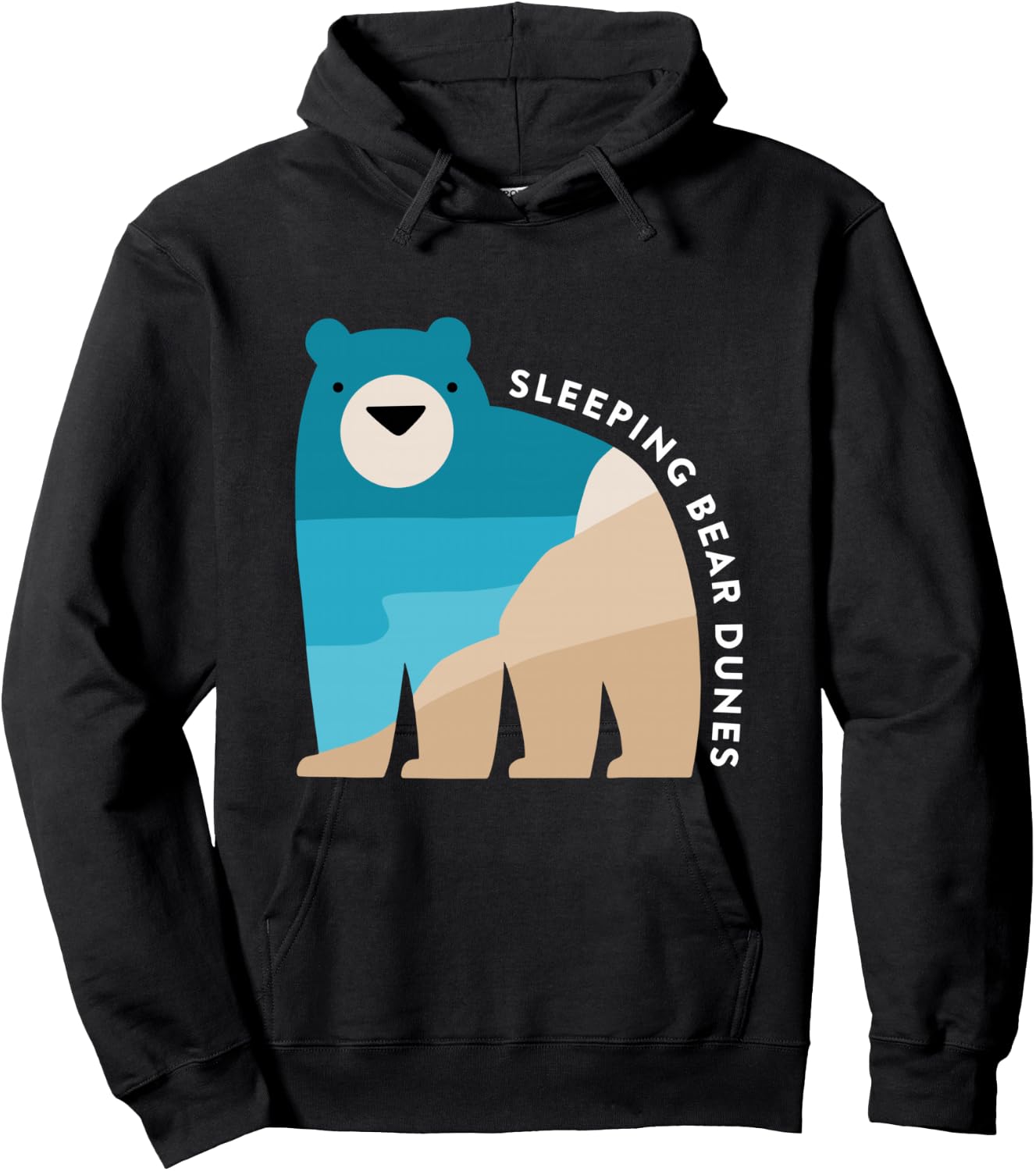 Sleeping Bear Dunes Michigan National Park Souvenir Gift Hoodie - Hoodie | Black