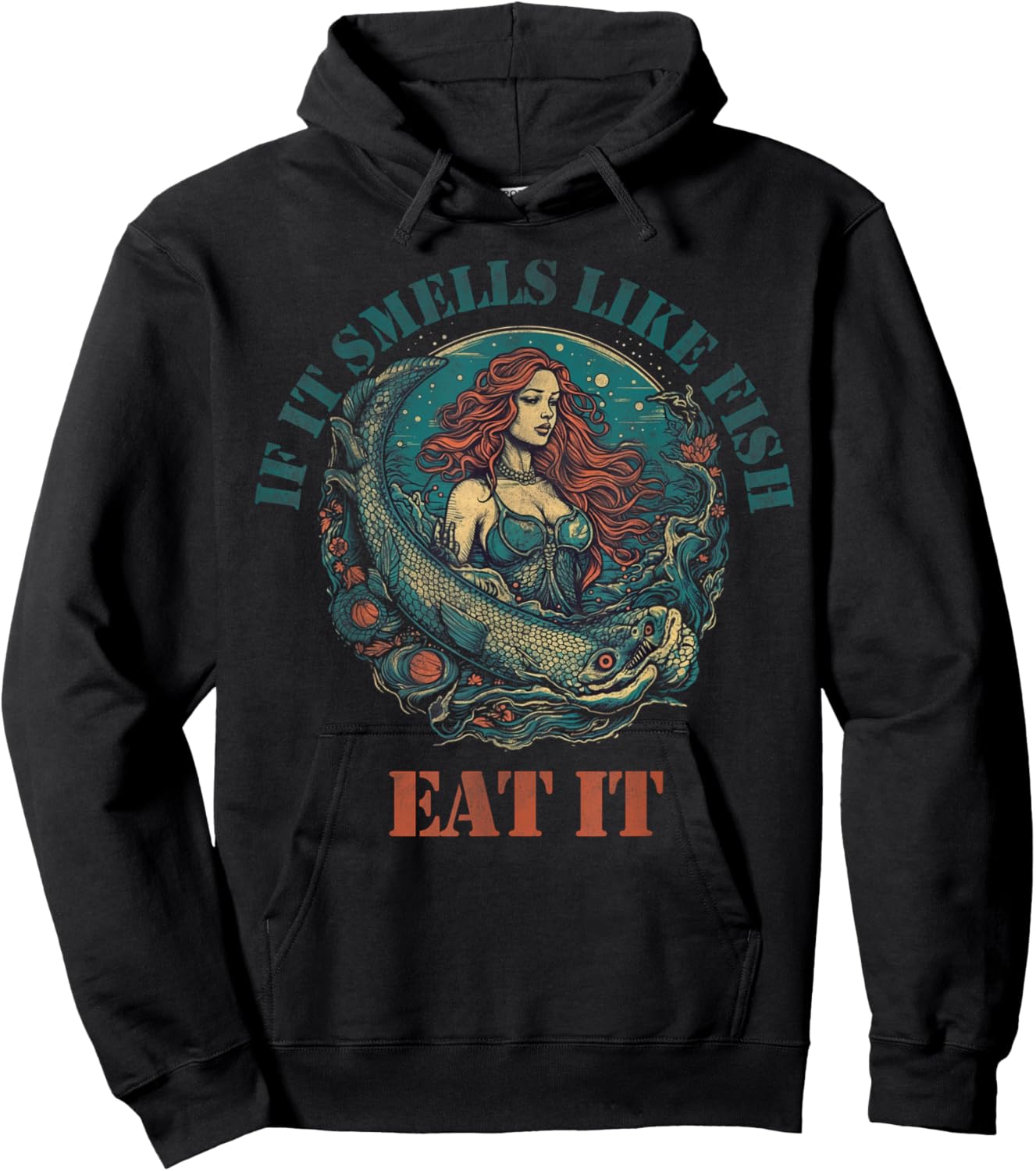 If it smells like fish eat it Hoodie - Hoodie | Black