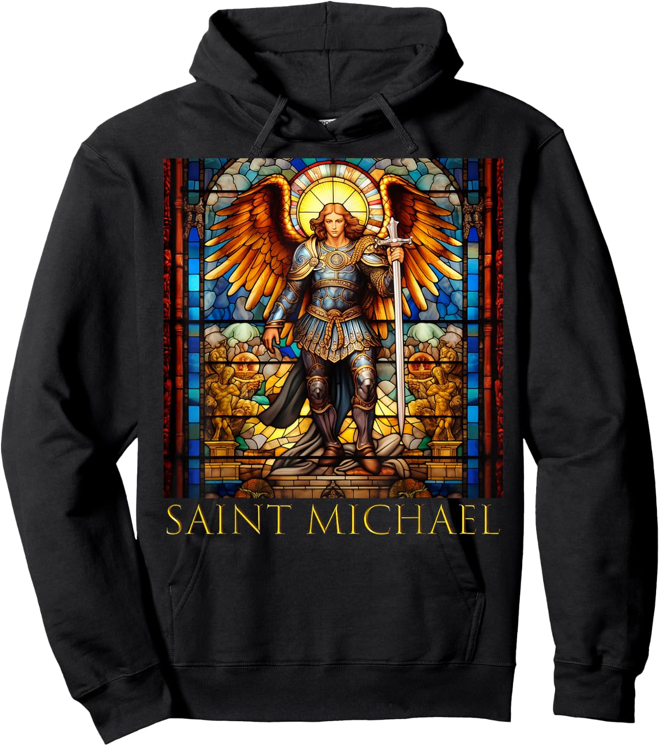 Saint Michael the Archangel Hoodie - Hoodie | Black