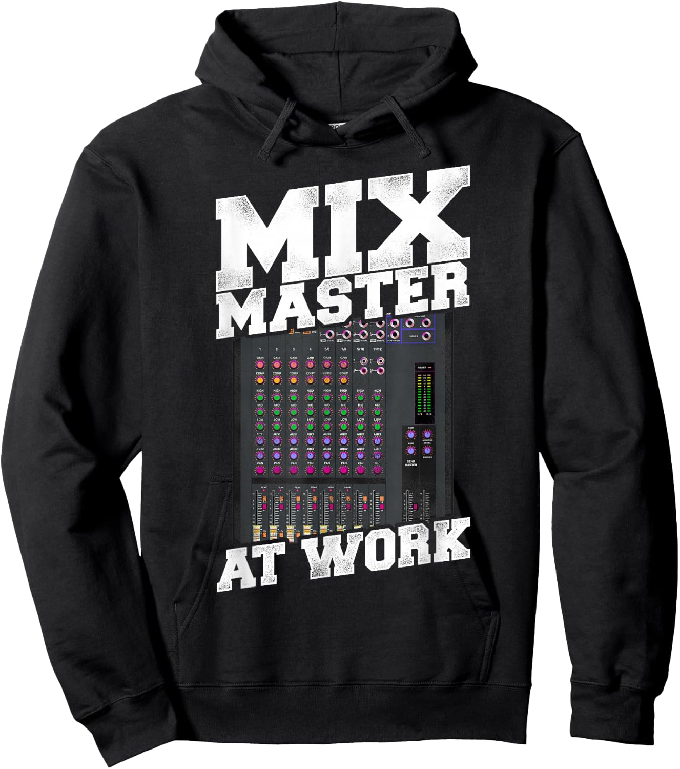 Mix Master - Audio Engineer Sound Engineer Mixing Board Hoodie - Hoodie | Black