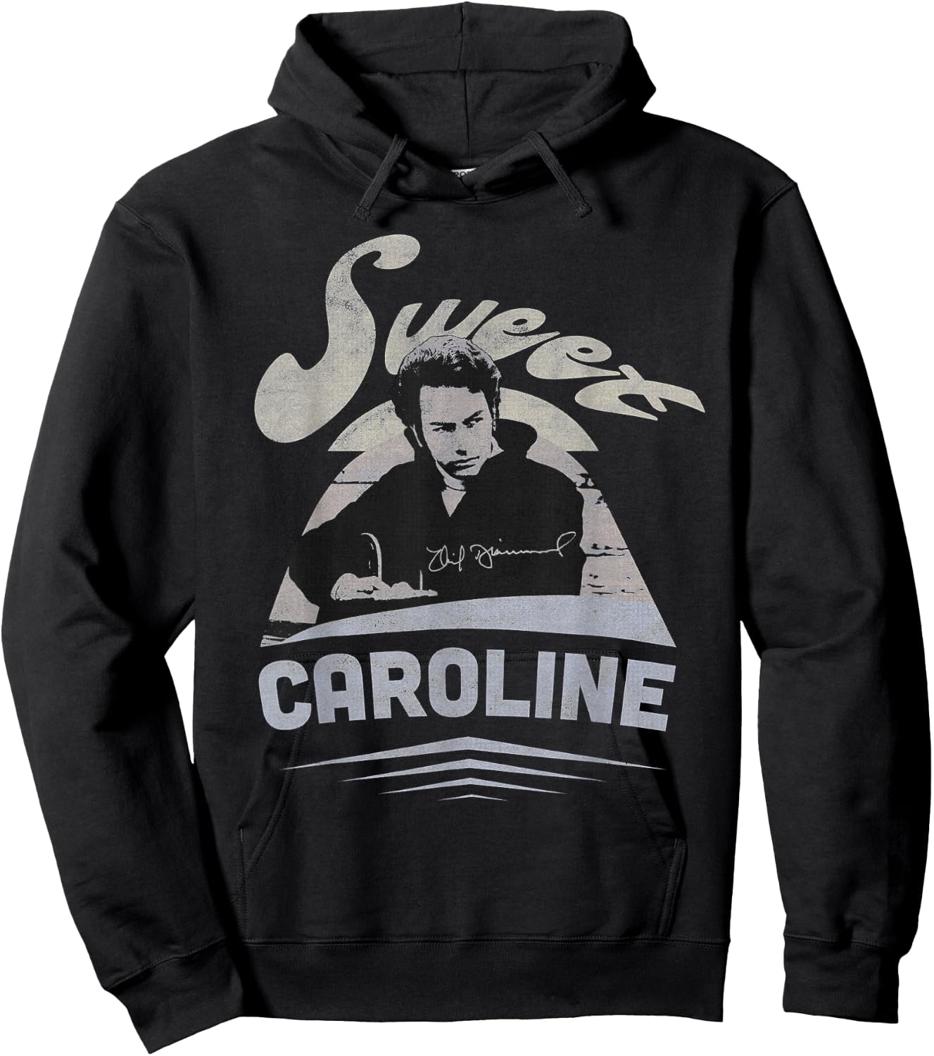 Official Neil Diamond Signature Photo Hoodie - Hoodie | Black