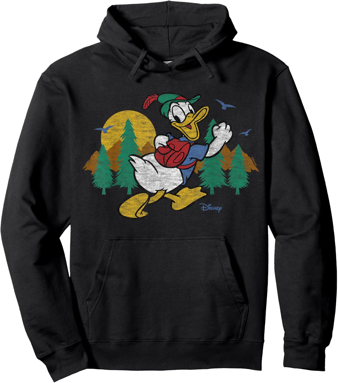 Donald Duck - Donald Hiking Hoodie - Hoodie | Black