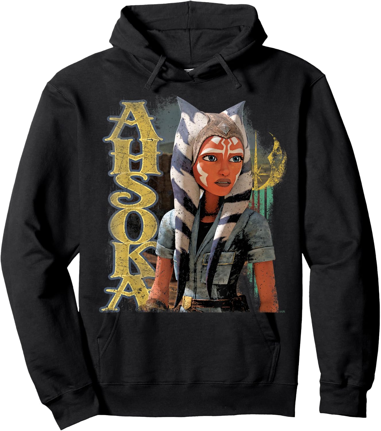 Star Wars Ahsoka Tano The Clone Wars Gone with a Trace Hoodie - Hoodie | Black