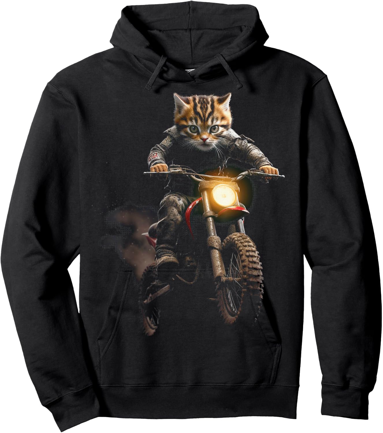 Brraaap Funny Dirt Bike Motocross For Riders Hoodie - Hoodie | Black