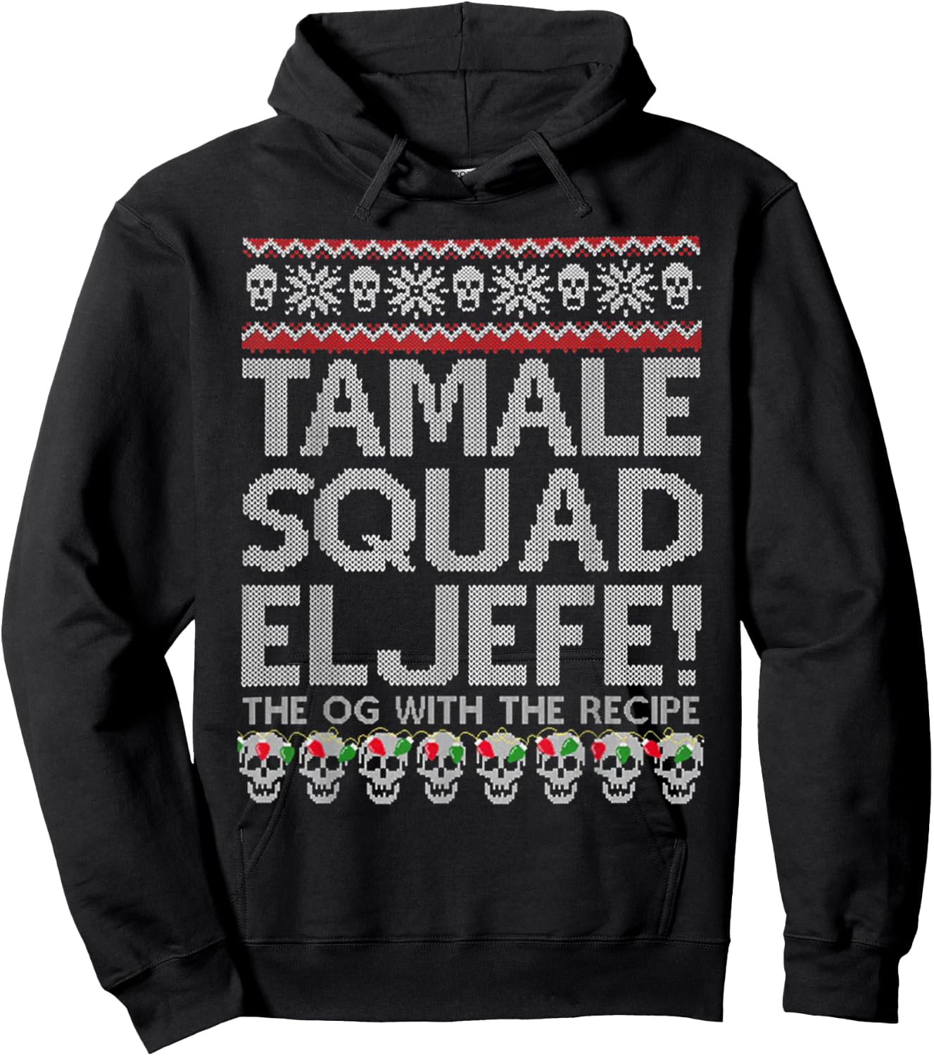 Tamale Squad El Jefe The Og With The Recipe Hoodie - Hoodie | Black