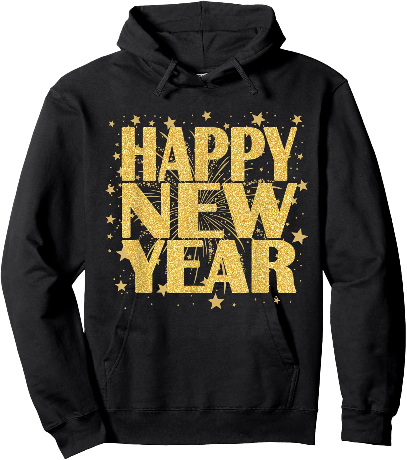 Happy New Year 2026 New Years Eve Party Countdown Fireworks Hoodie - Hoodie | Black