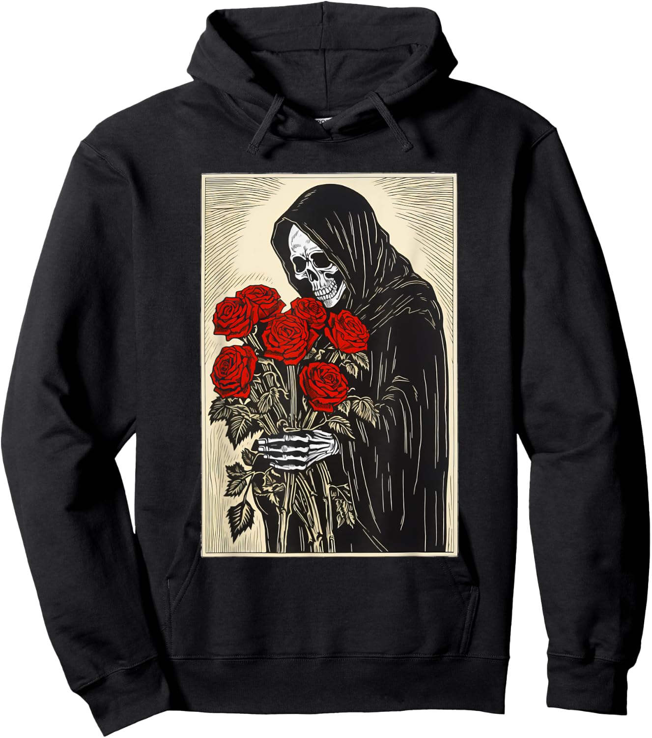 Grim Reaper Smelling The Roses Hoodie - Hoodie | Black