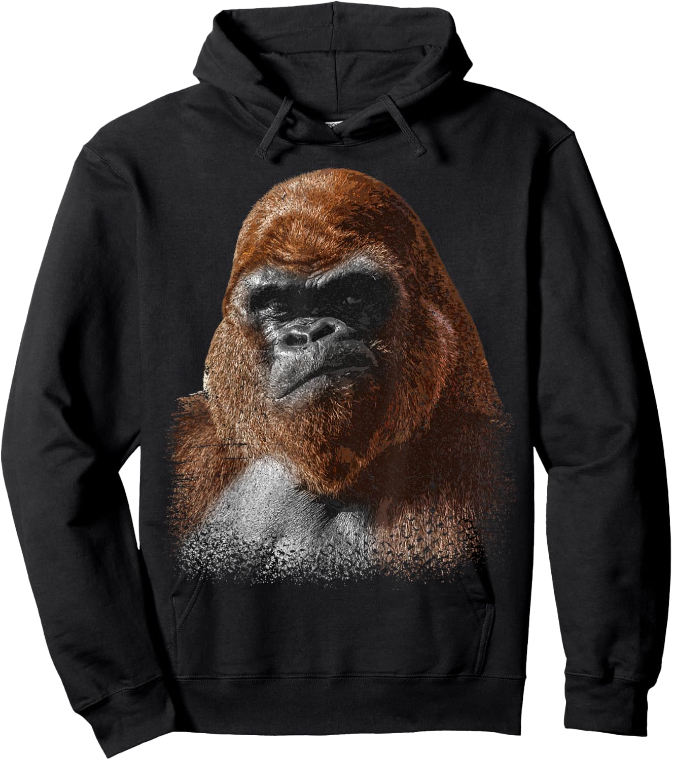 Cool Gorilla Art Boys Kids Toddlers Ape Wildlife Zoo Hoodie - Hoodie | Black