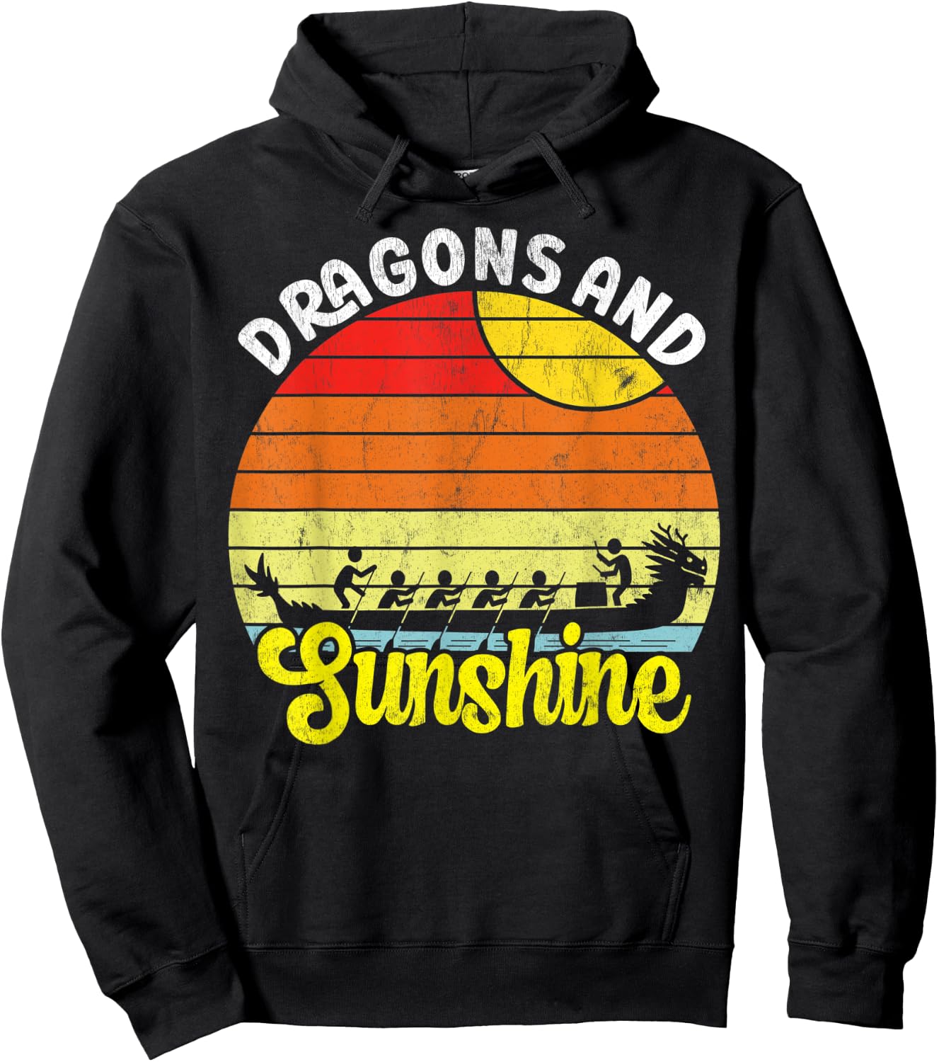 Dragon Boating Paddling Festival - Dragon Boat Race Hoodie - Hoodie | Black
