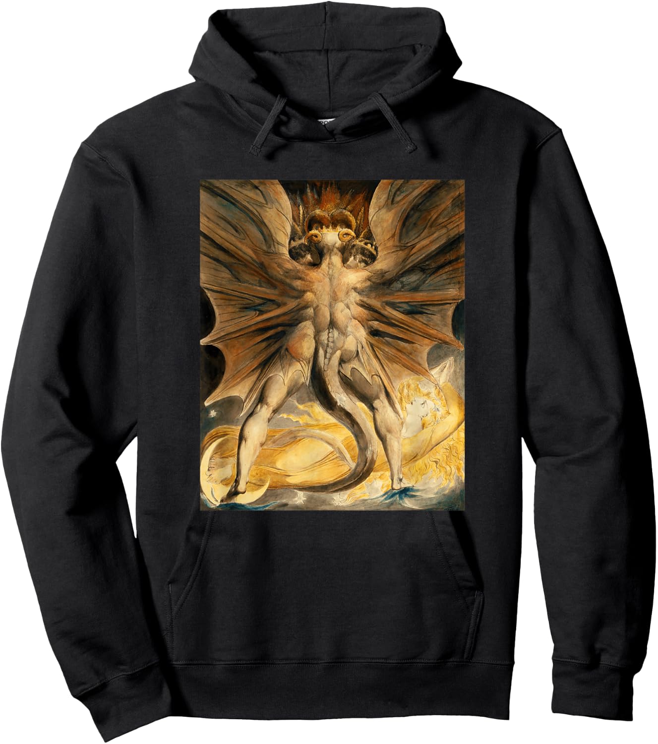 William Blake - The Dragon II - For Artists Hoodie - Hoodie | Black