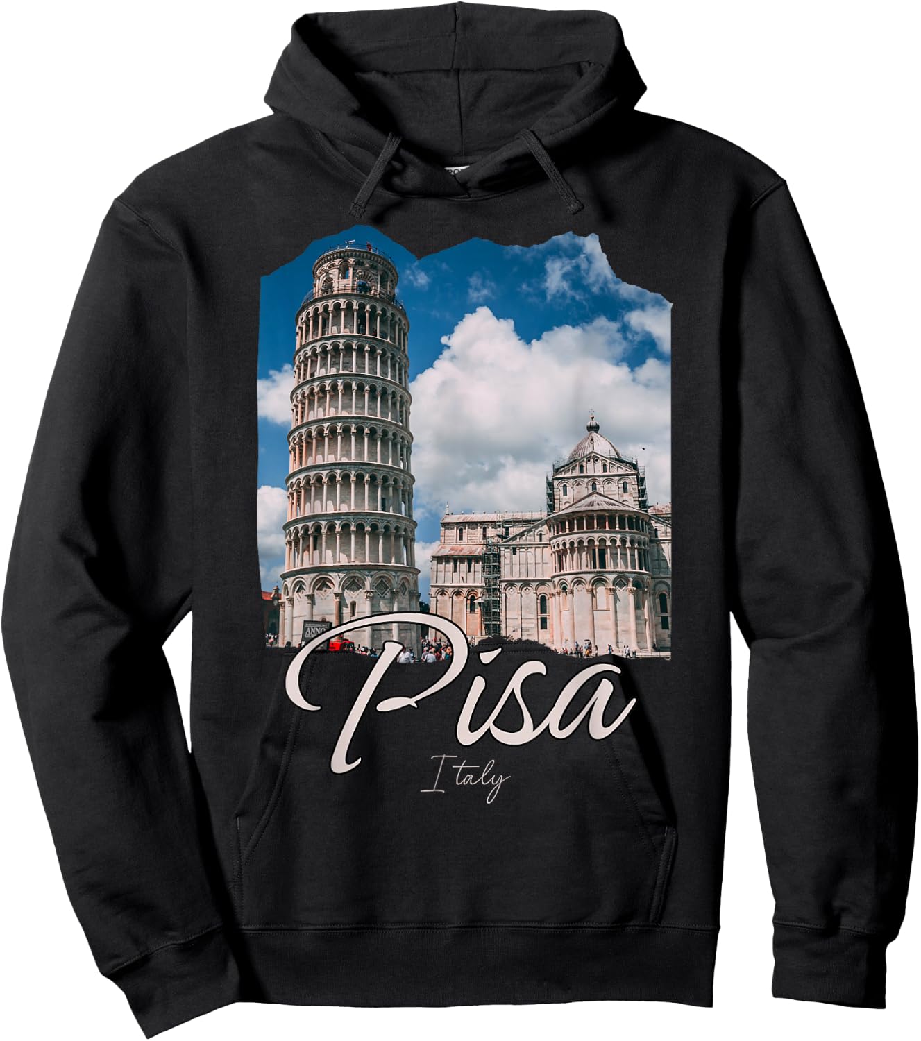 The Leaning Tower Of Pisa Souvenir / Pisa Italy Hoodie - Hoodie | Black