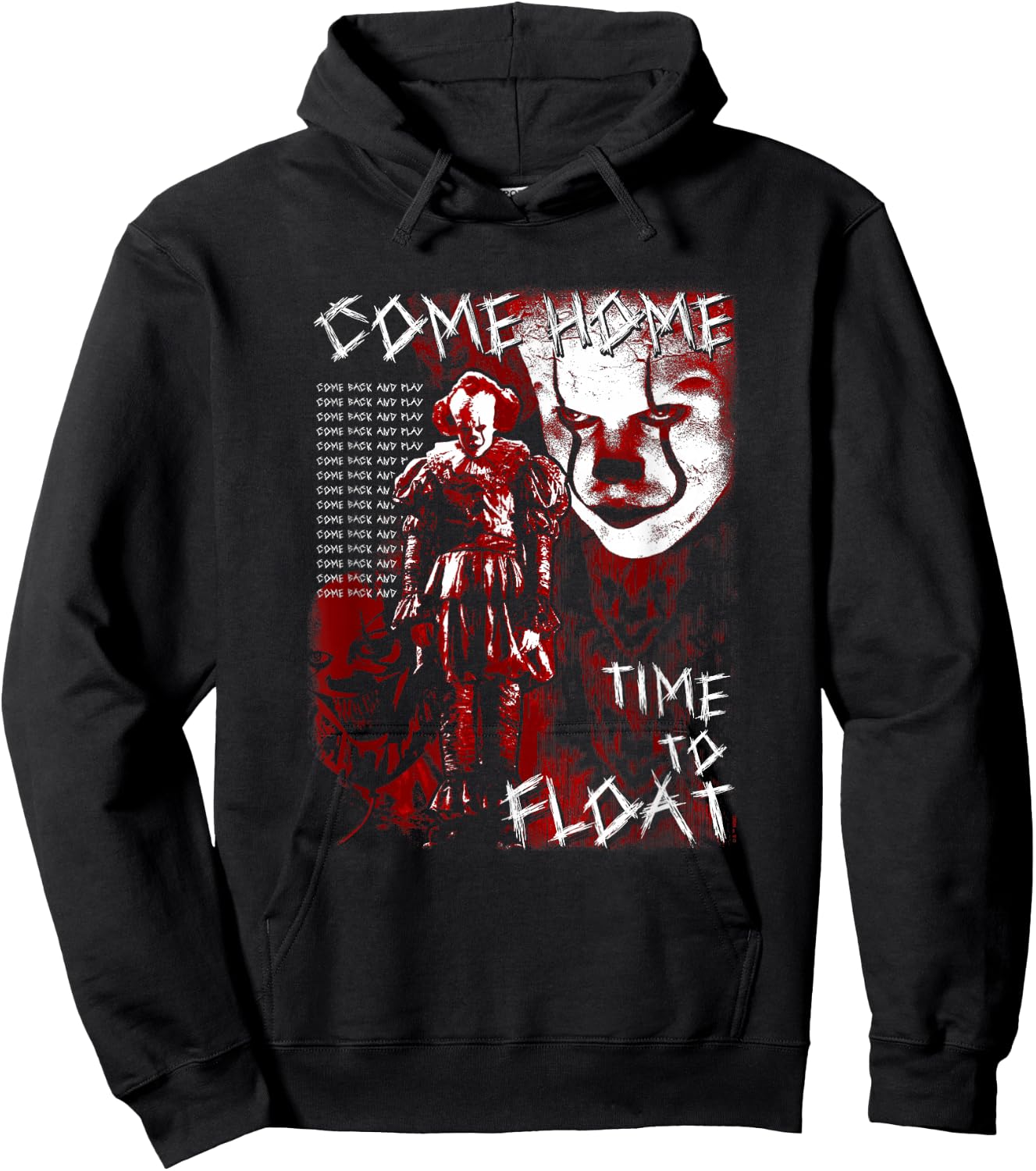 IT: Chapter Two Pennywise Time To Float Halloween Hoodie - Hoodie | Black