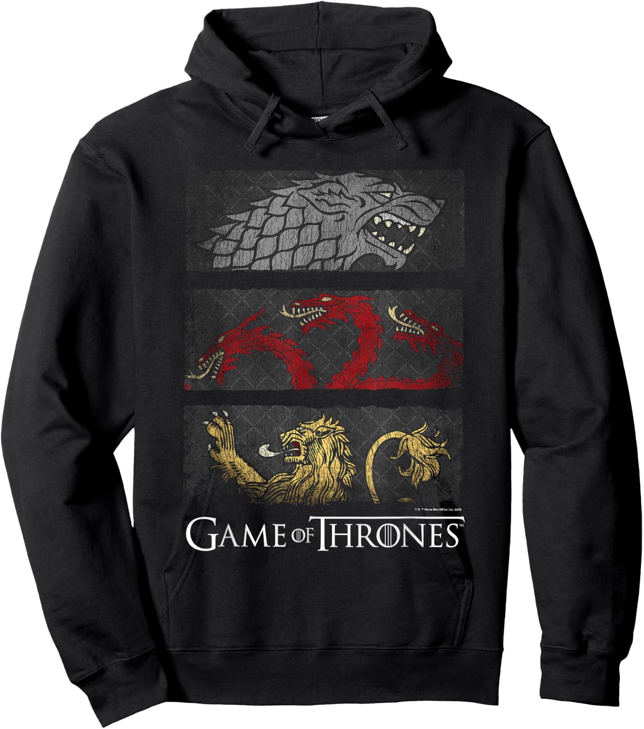 Game of Thrones Sigil Banners Hoodie - Hoodie | Black