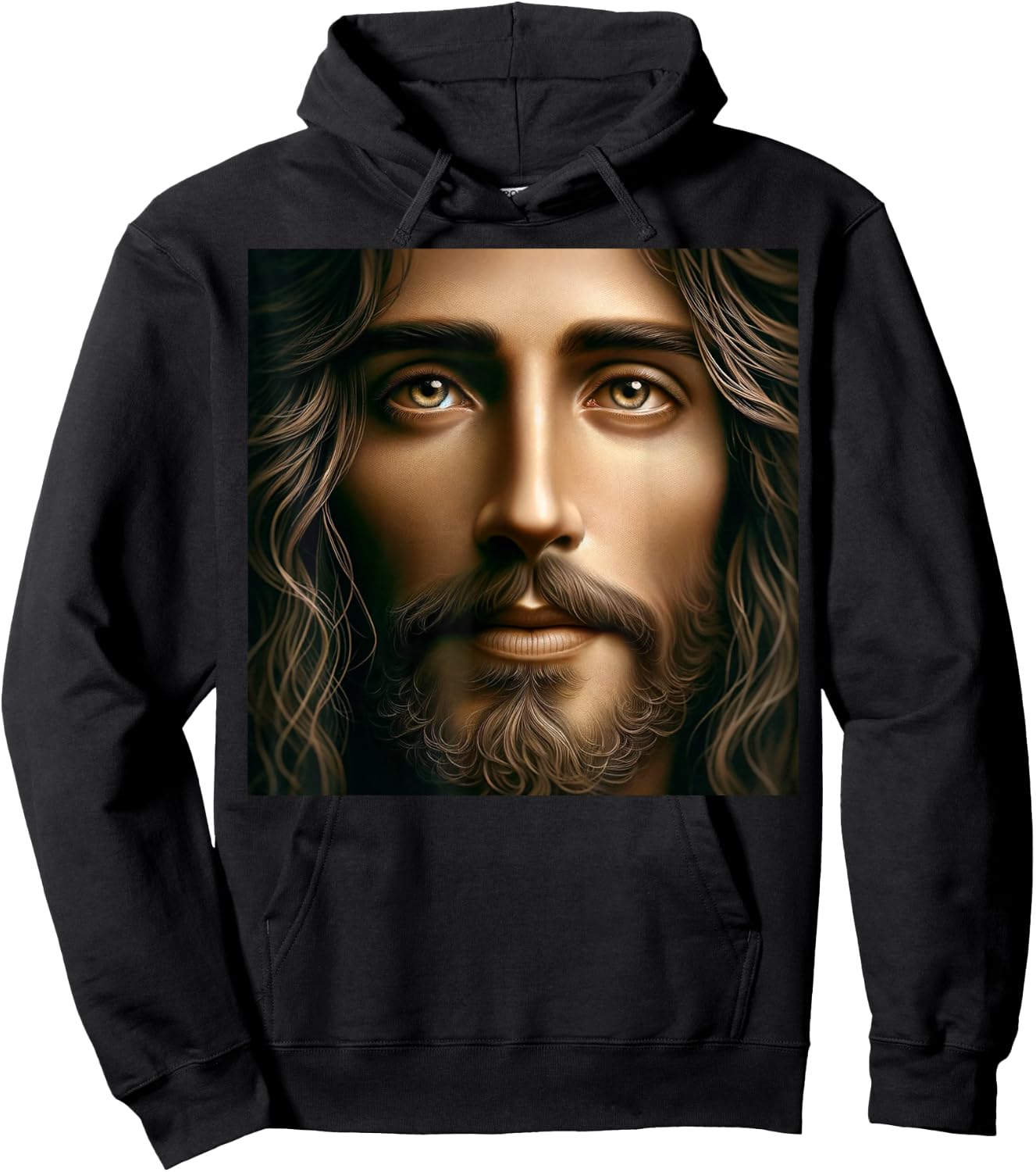 Jesus' Face Hoodie - Hoodie | Black