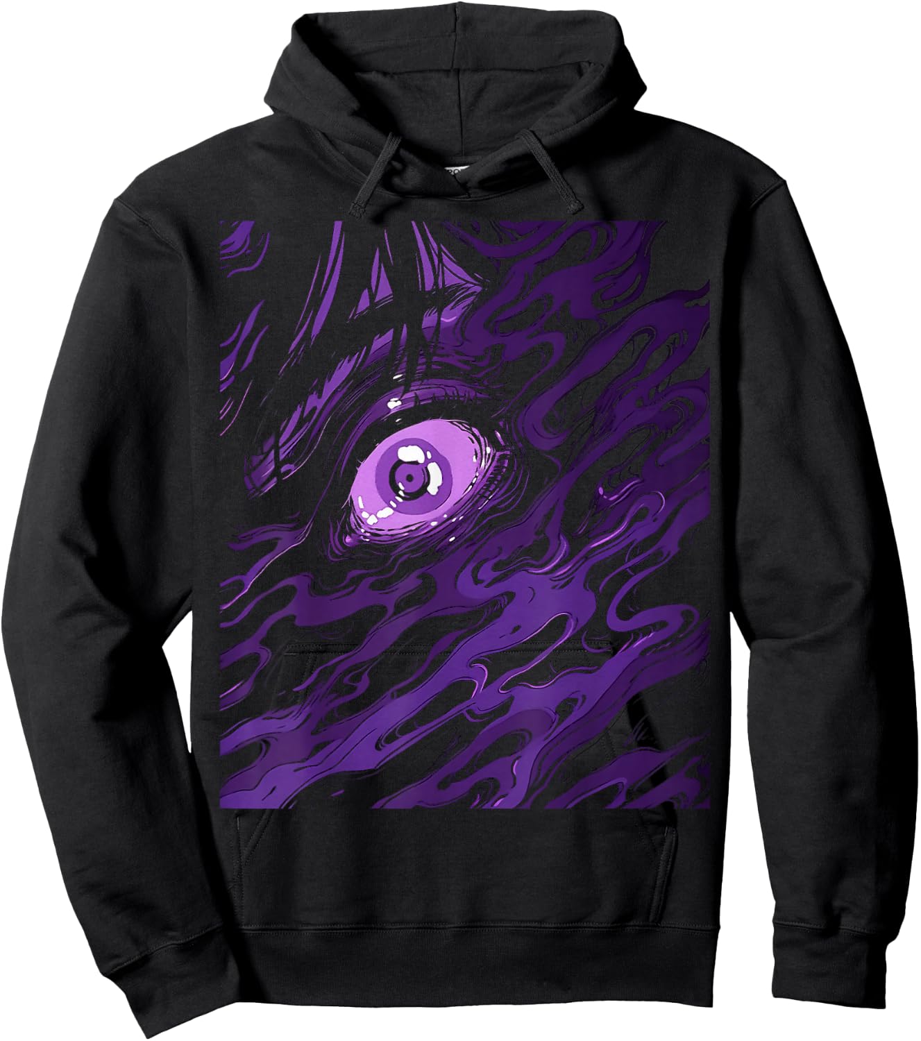 Creepy Japan Japanese Anime Manga Horror Aesthetic Weirdcore Hoodie - Hoodie | Black