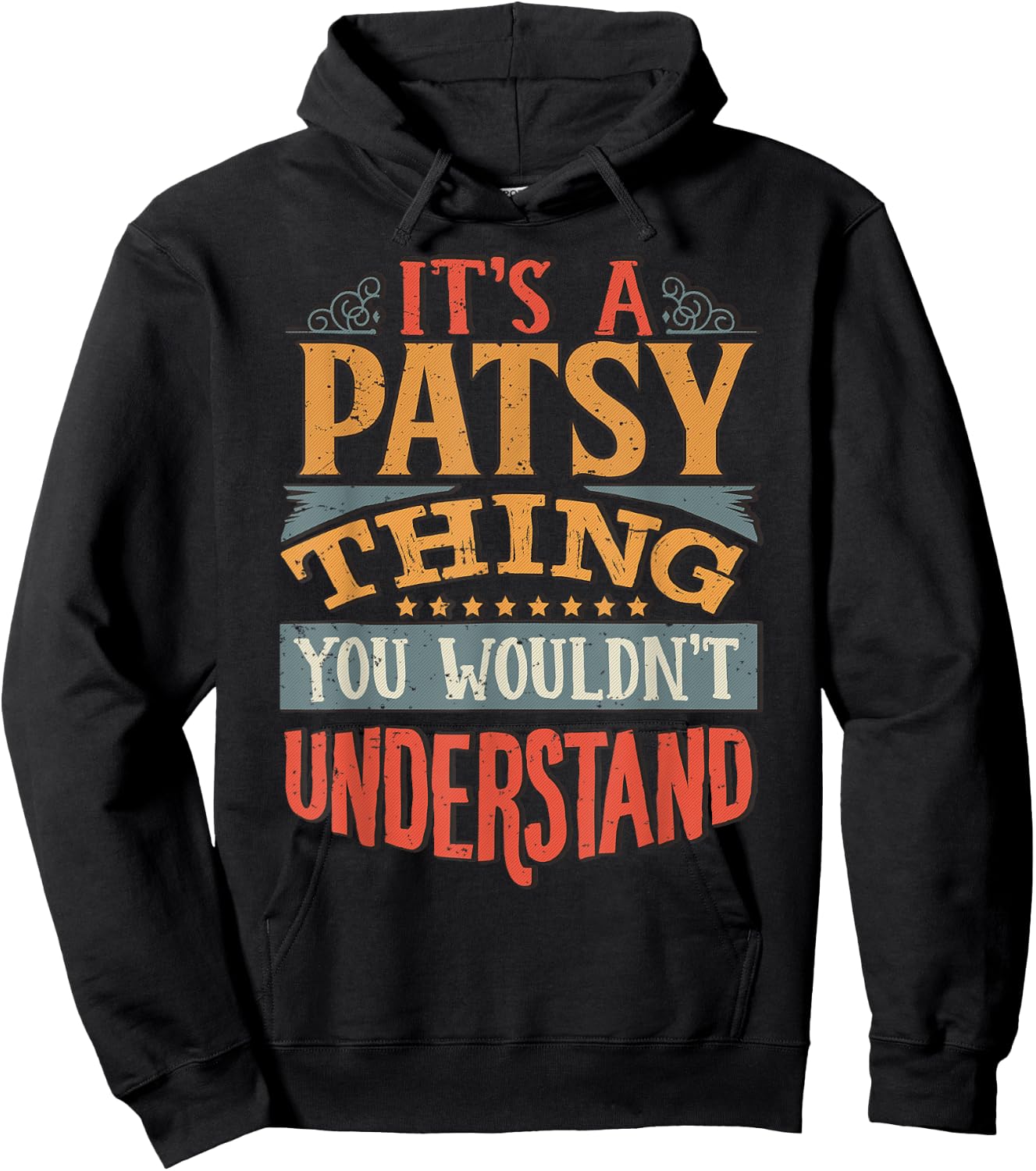 Patsy Name Hoodie - Hoodie | Black