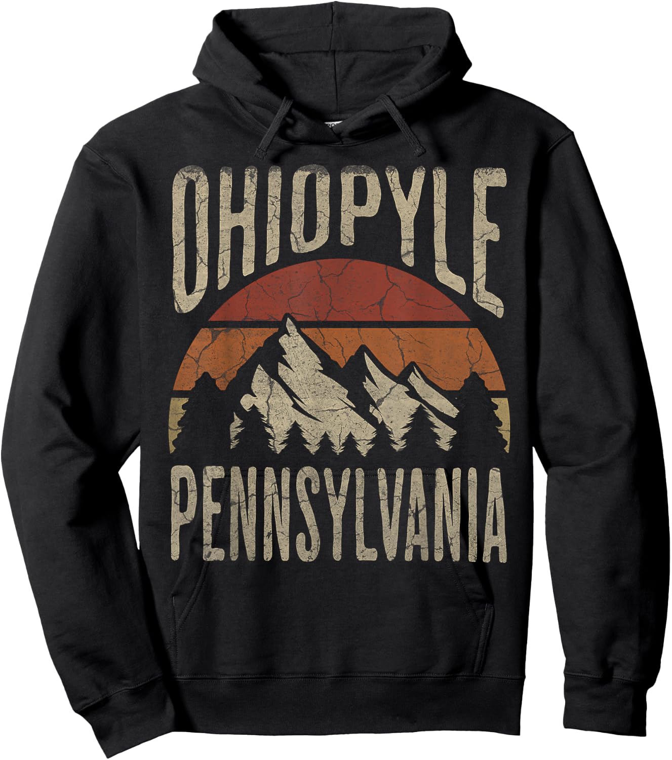 Ohiopyle State Park Pennsylvania Nature Hiking Outdoors Hoodie - Hoodie | Black