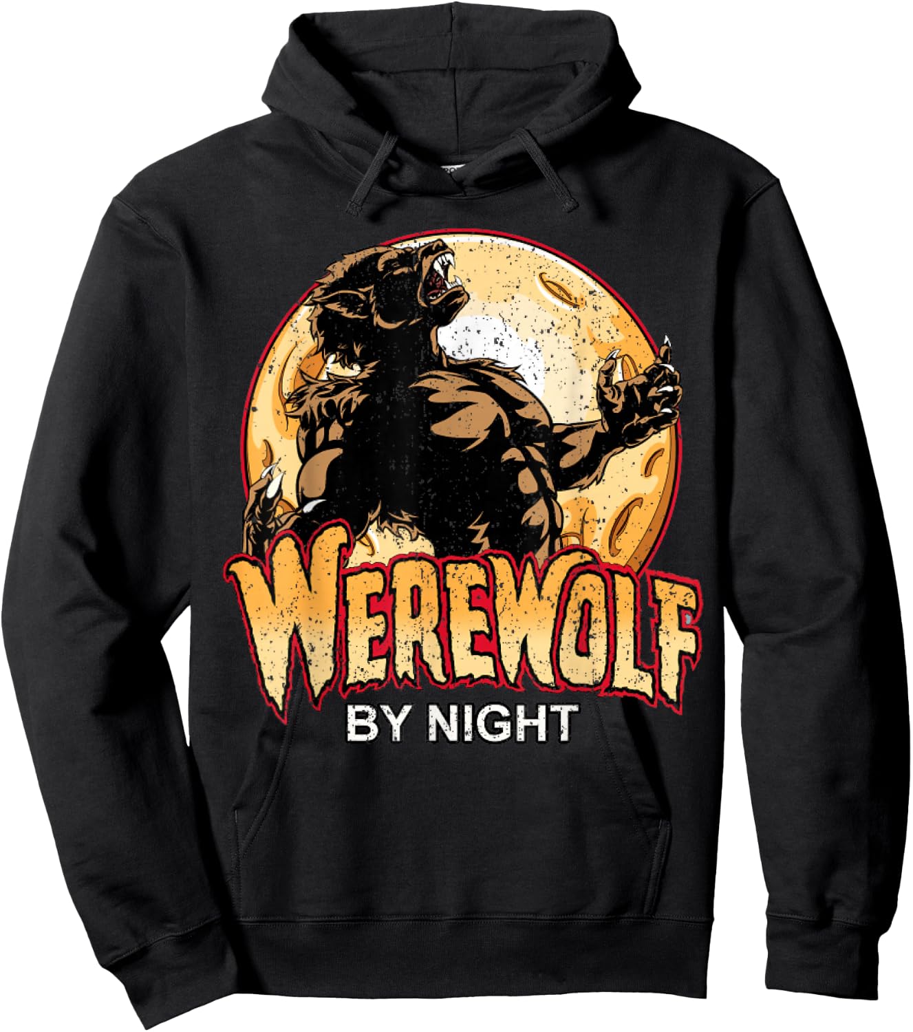 Vintage Werewolf By Night Hoodie - Hoodie | Black