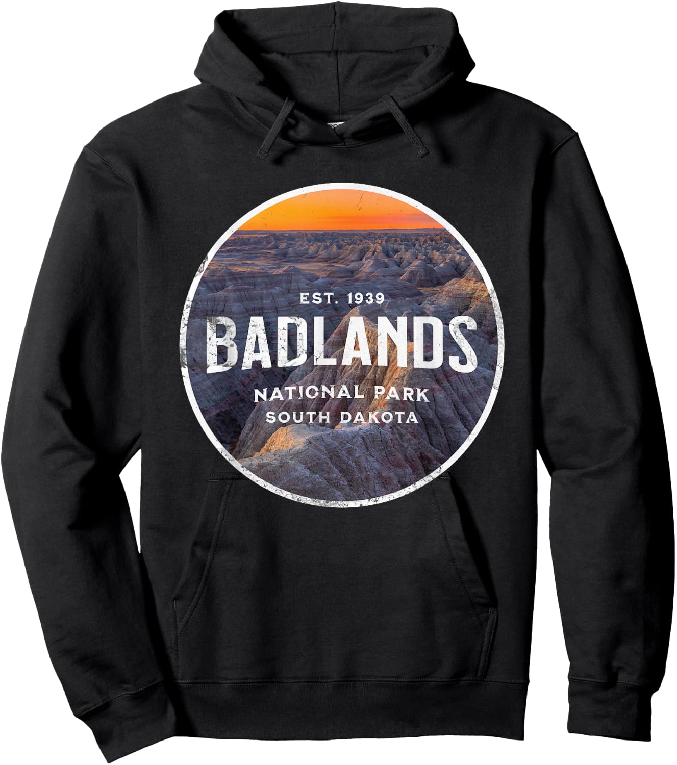Badlands National Park Hoodie - Hoodie | Black