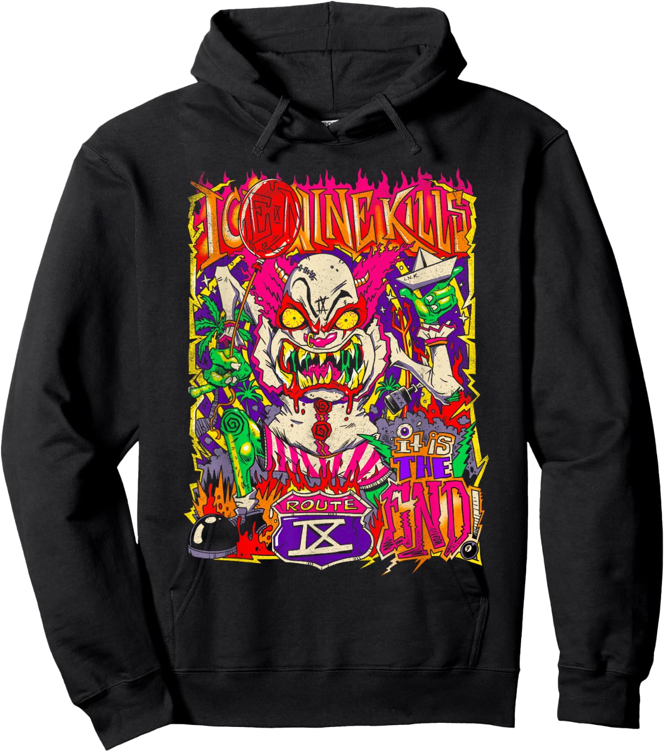 Ice Nine Kills – Zombie Clown Hoodie - Hoodie | Black