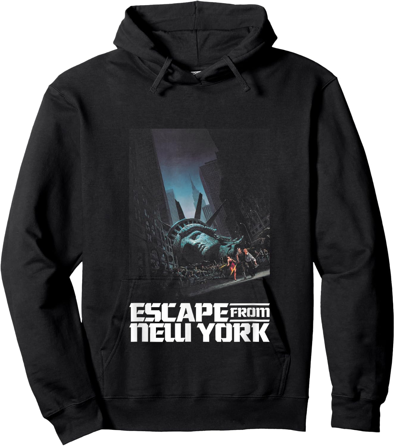 Escape From New York Fallen Statue Of Liberty Hoodie - Hoodie | Black