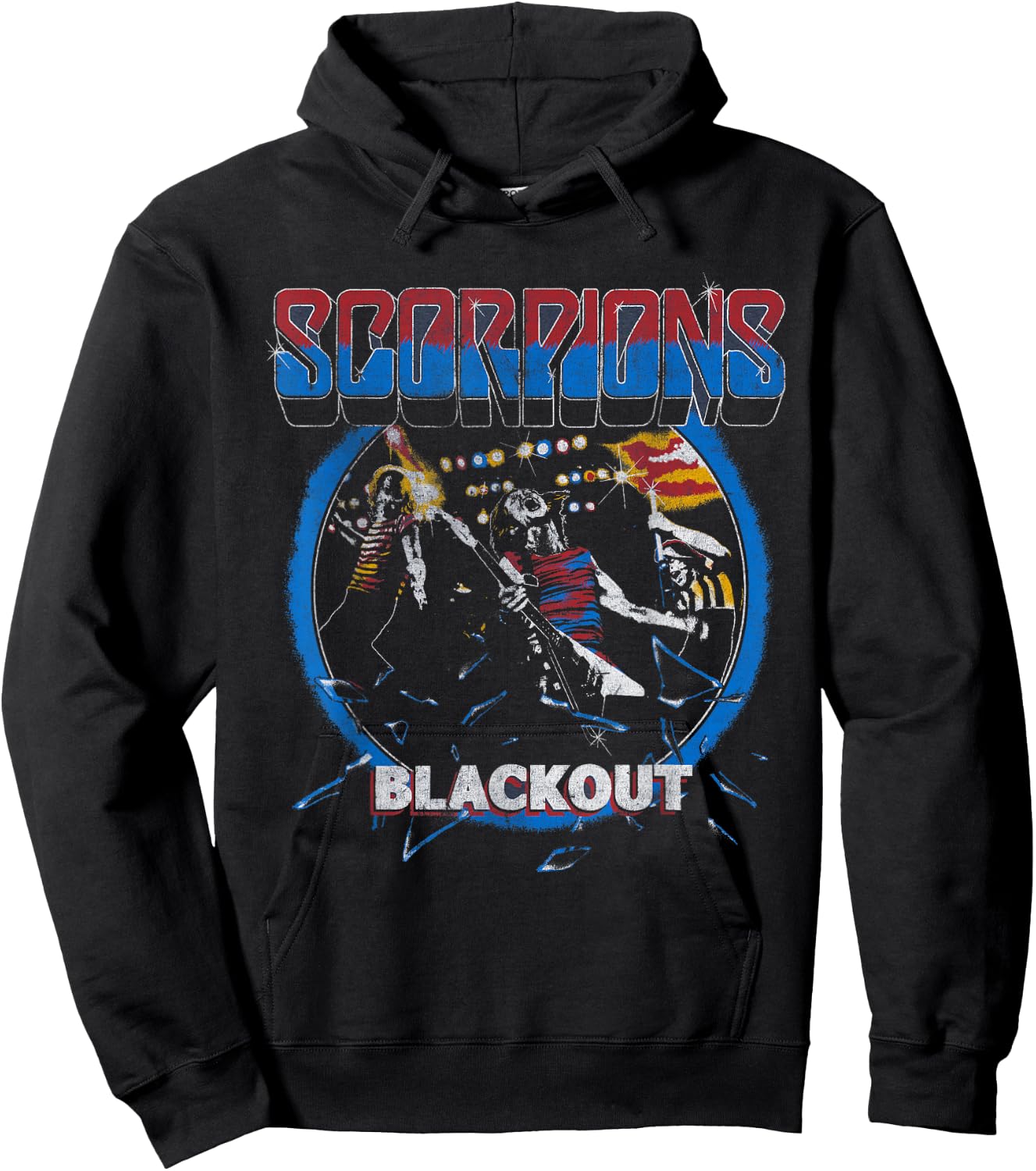 Official Scorpions Blackout Live Small Hoodie - Hoodie | Black