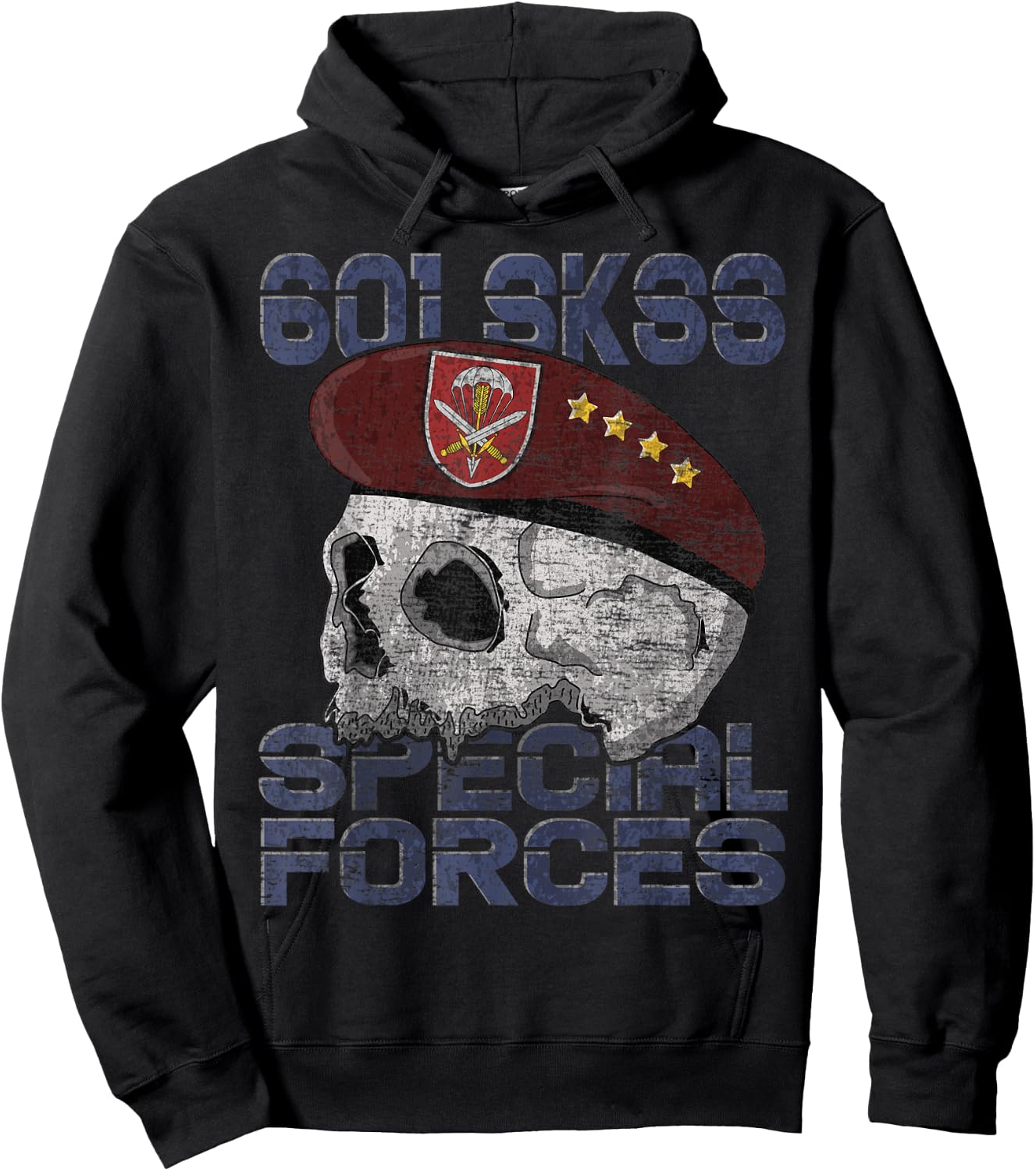Czech Army 601st Special Force Moravec Czech Military Hoodie - Hoodie | Black