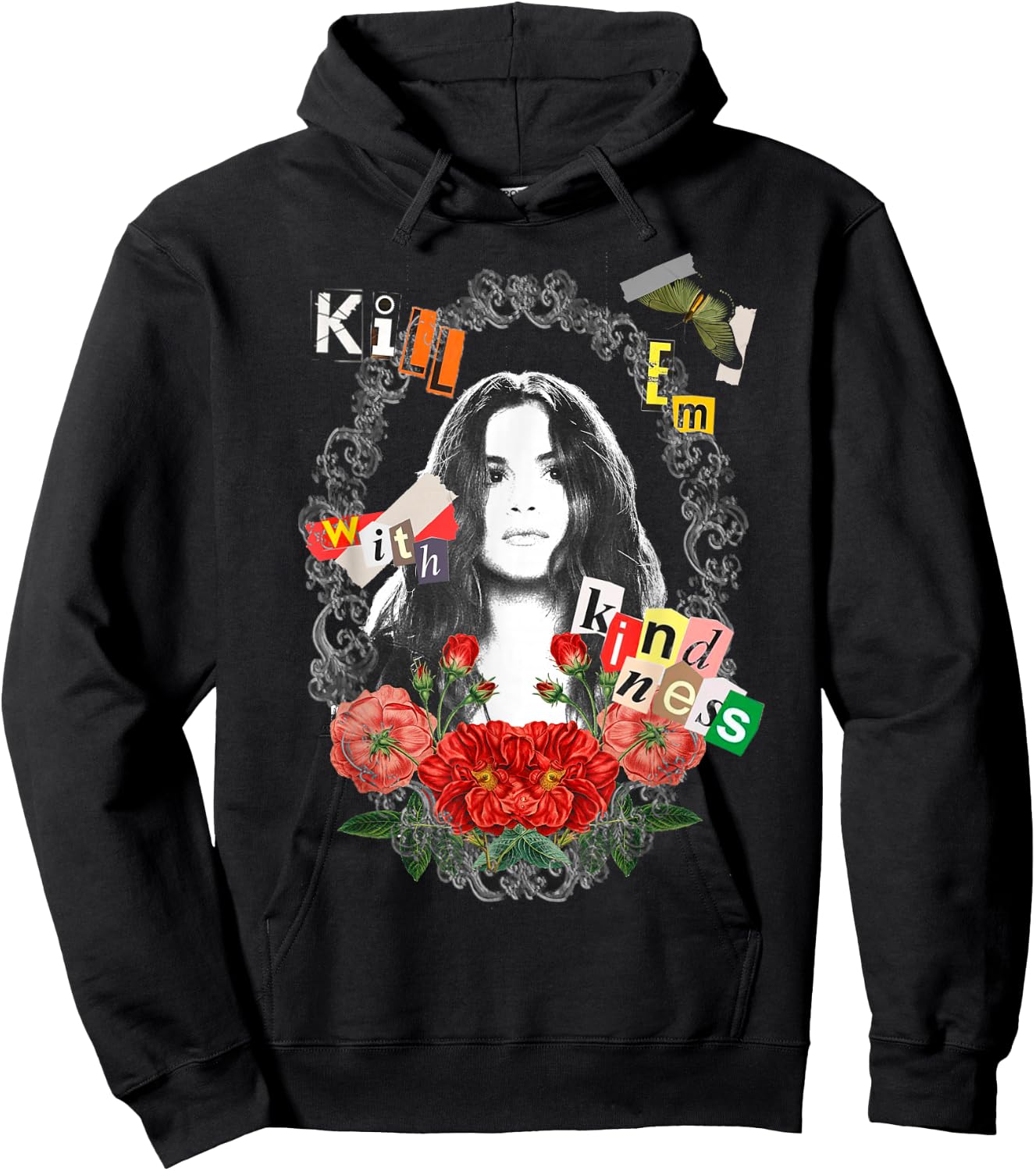Official Selena Gomez Kill Them with Kindness Black Hoodie - Hoodie | Black