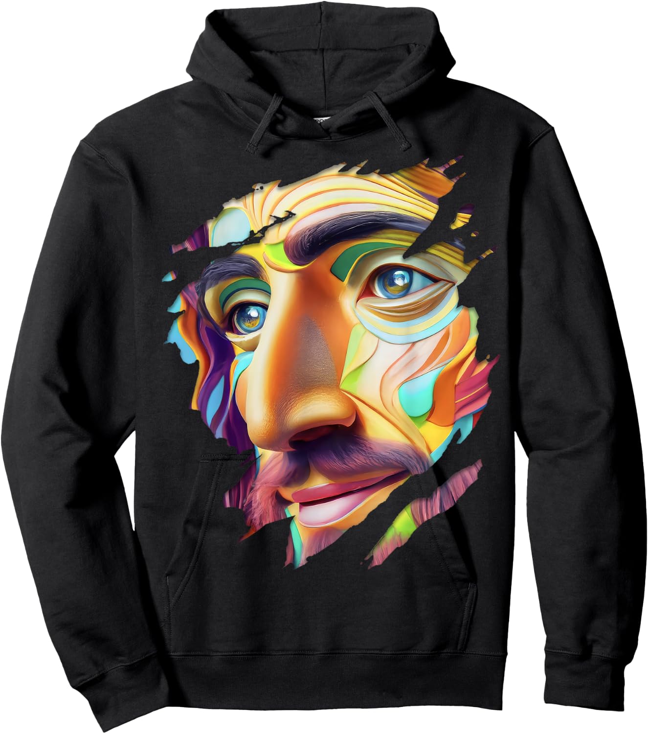 God Jesus Holy Spirit Yahweh Holy Bible Colorful Christian Hoodie - Hoodie | Black