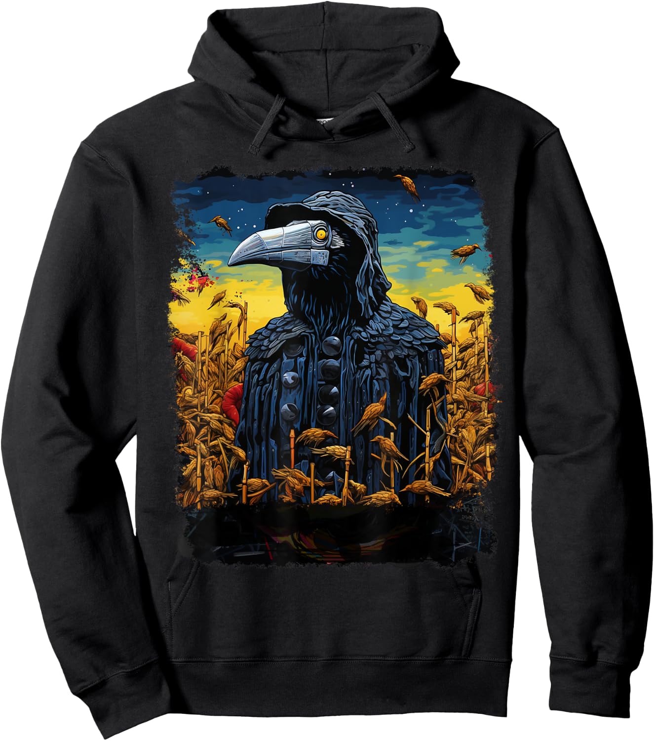 Halloween Plague Doctor Hoodie - Hoodie | Black