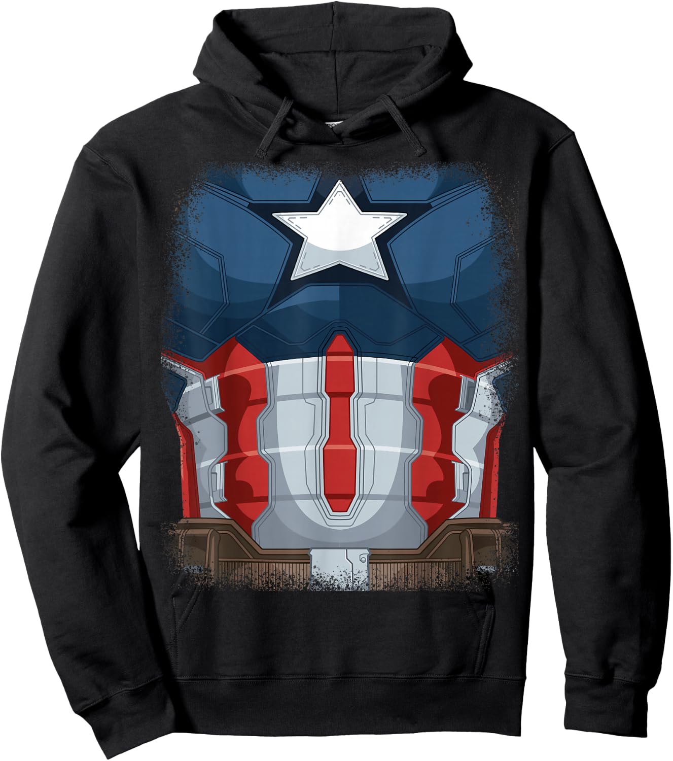 Marvel Captain America Movie Avengers Halloween Costume Hoodie - Hoodie | Black