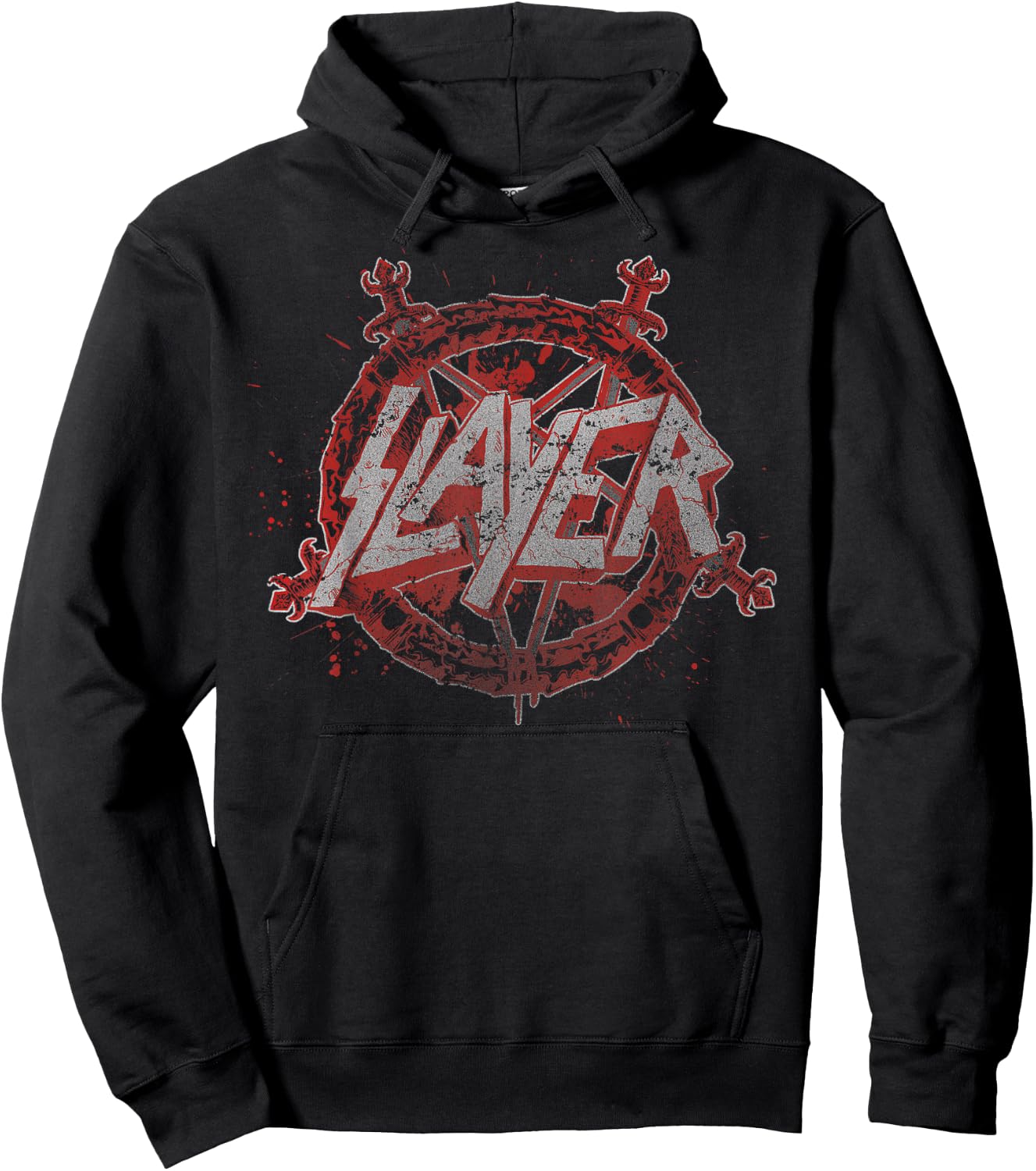 Slayer – Pentagram Redu Hoodie - Hoodie | Black