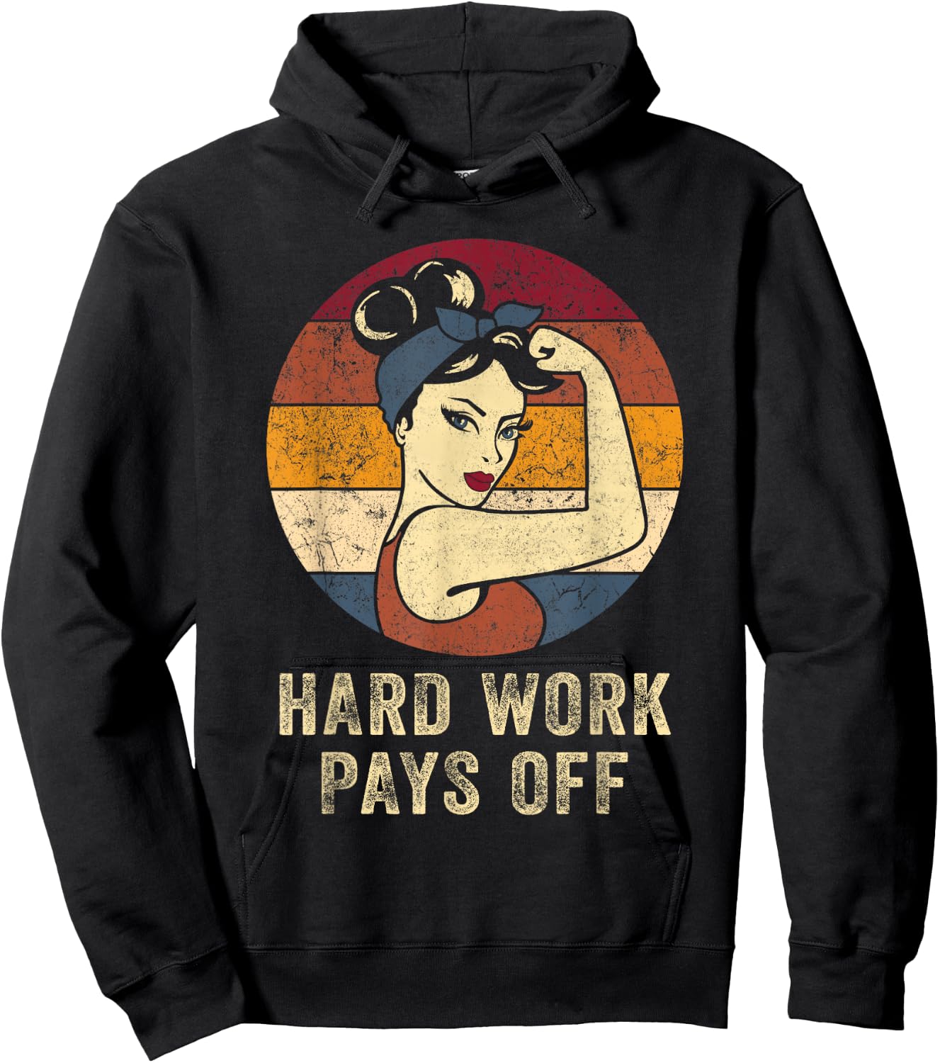 HWPO Hard Work Pays Off Shirt Motivation Workout Hustle Hoodie - Hoodie | Black