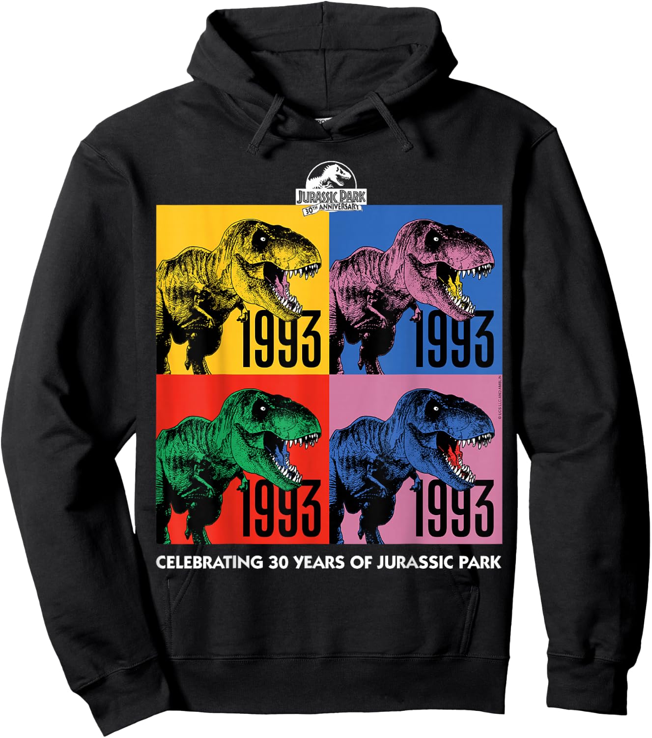Jurassic Park 30th Anniversary 30 Years Hoodie - Hoodie | Black