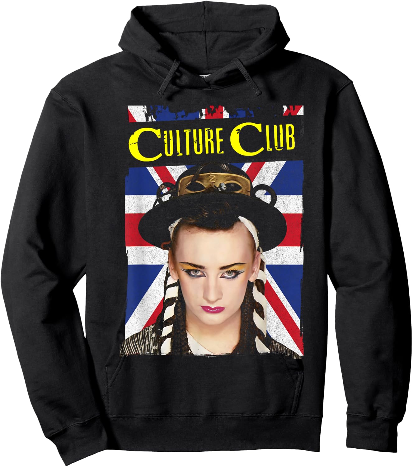 Culture Club – Union Jack Hoodie - Hoodie | Black