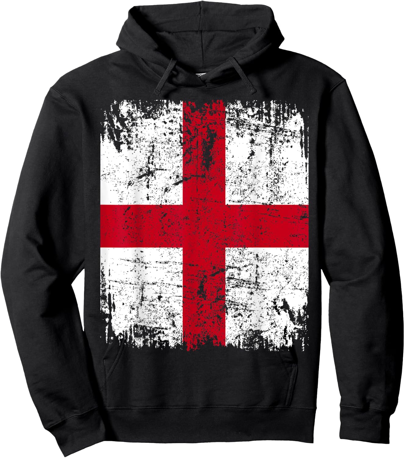 ENGLAND Flag Vintage | Men Women Kids | ENGLAND Hoodie - Hoodie | Black