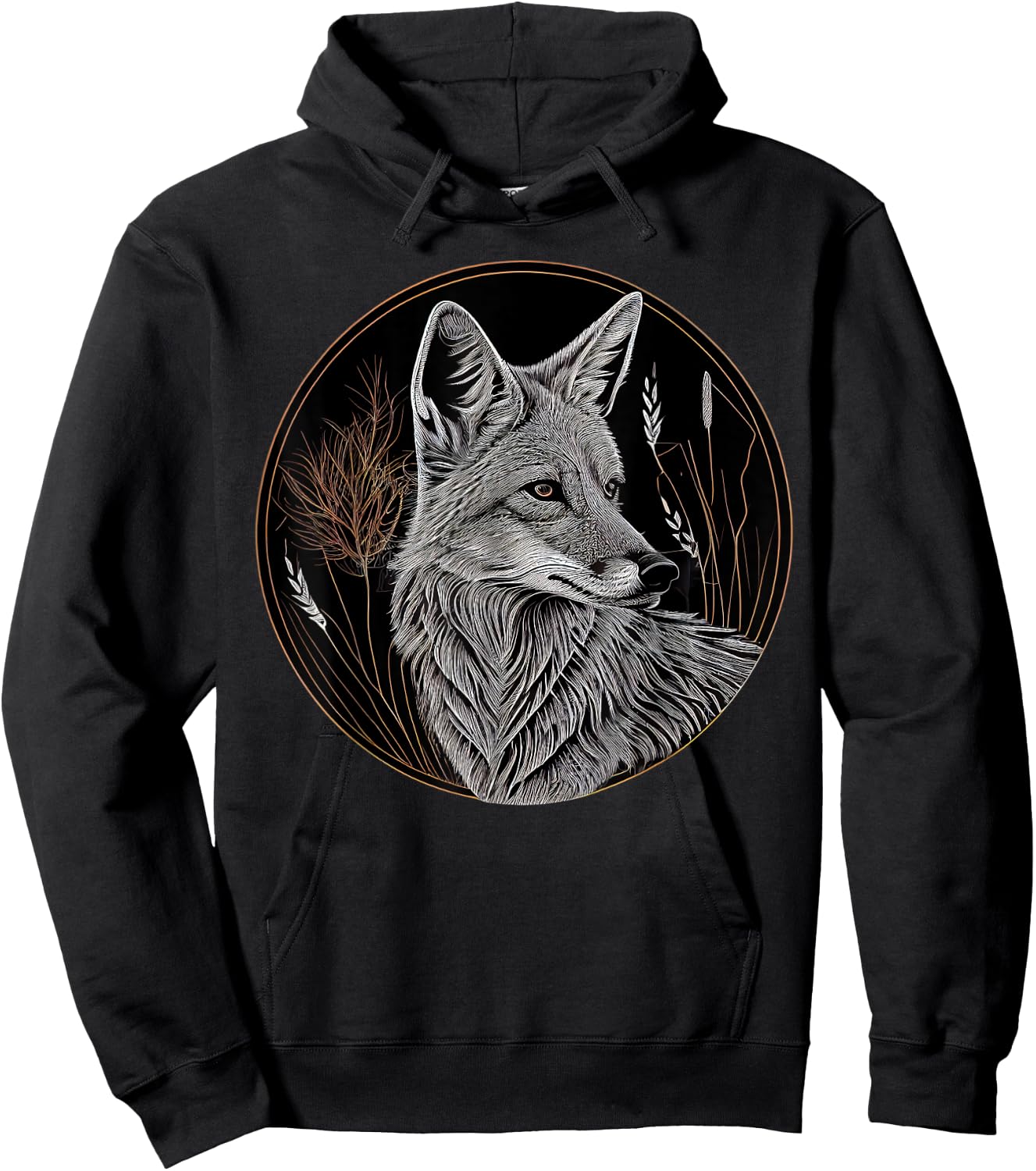 Coyote Animal Lover Wildlife Coyotes Hoodie - Hoodie | Black