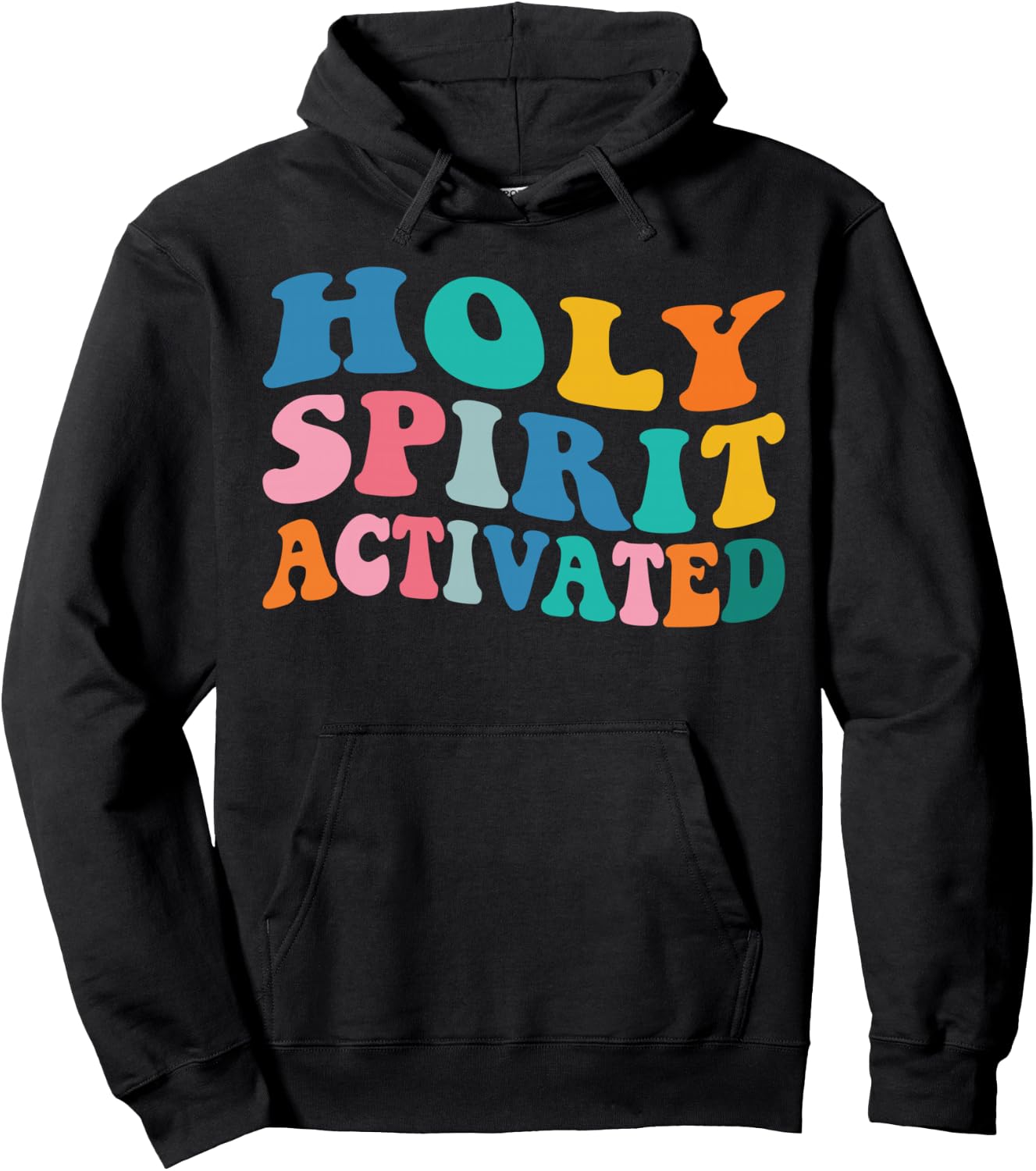 Holy Spirit Activated Funny Trendy Bible Verse Hoodie - Hoodie | Black