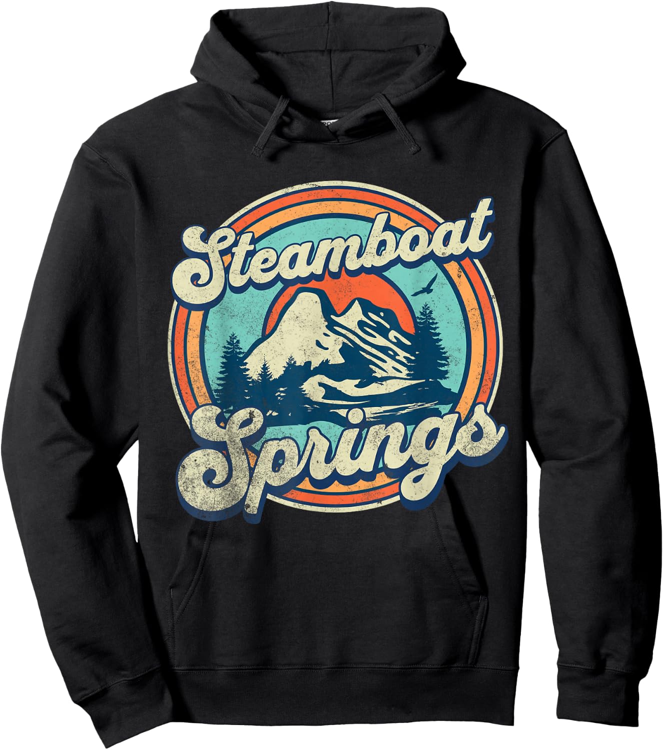 Steamboat Springs Colorado Hoodie - Hoodie | Black