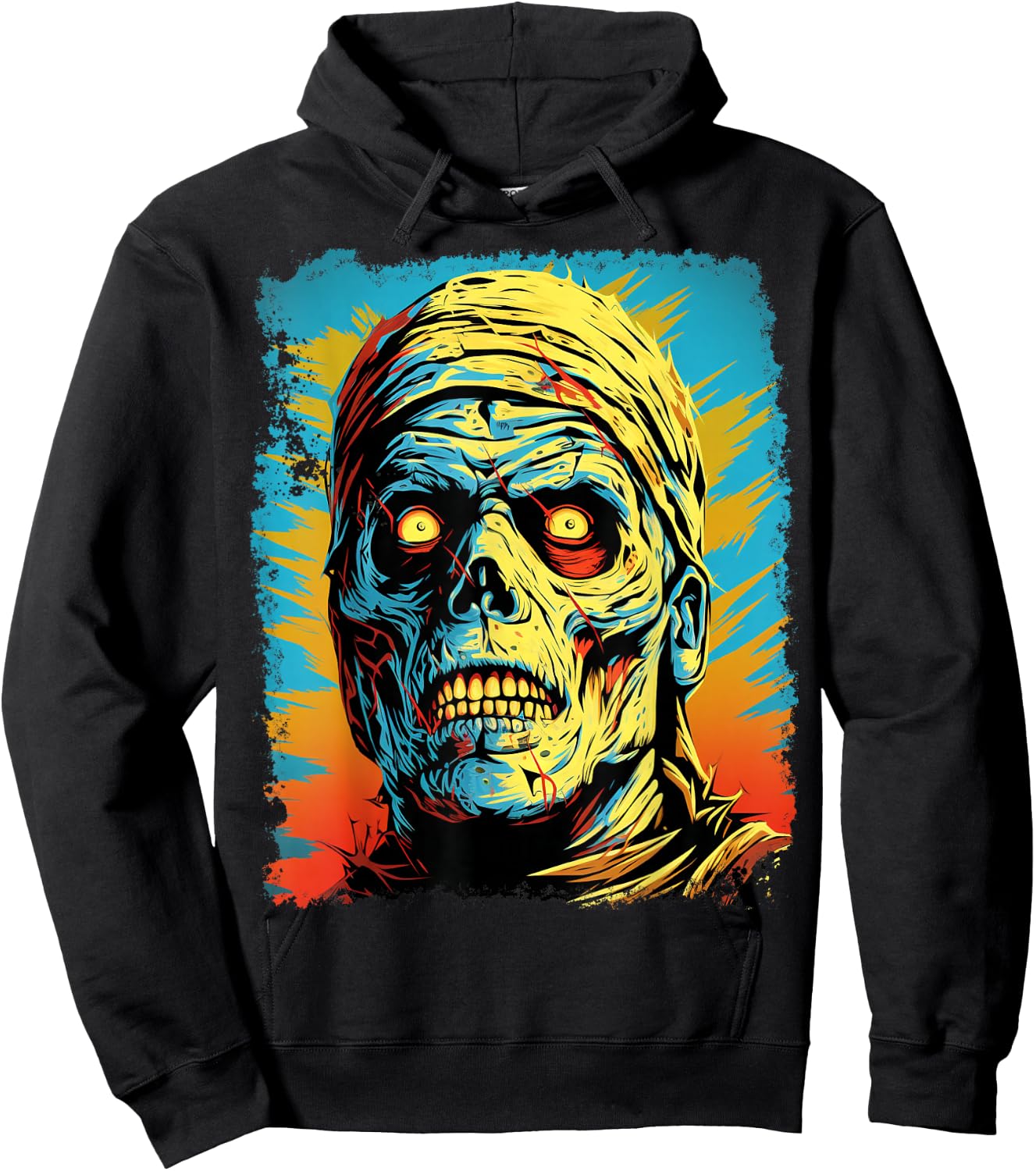 Scary Mummy Hoodie - Hoodie | Black