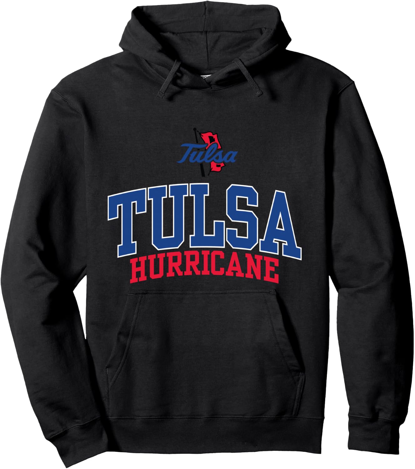 Tulsa Golden Hurricane | Official NCAA Merch | NCAFTUL04 Hoodie - Hoodie | Black